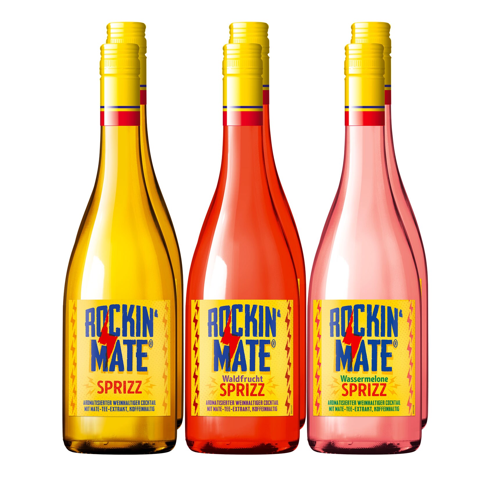 Rockin' Mate Sprizz verschiedene Sorten 5,0 % vol 6 x 0,75 Liter - Bild 1