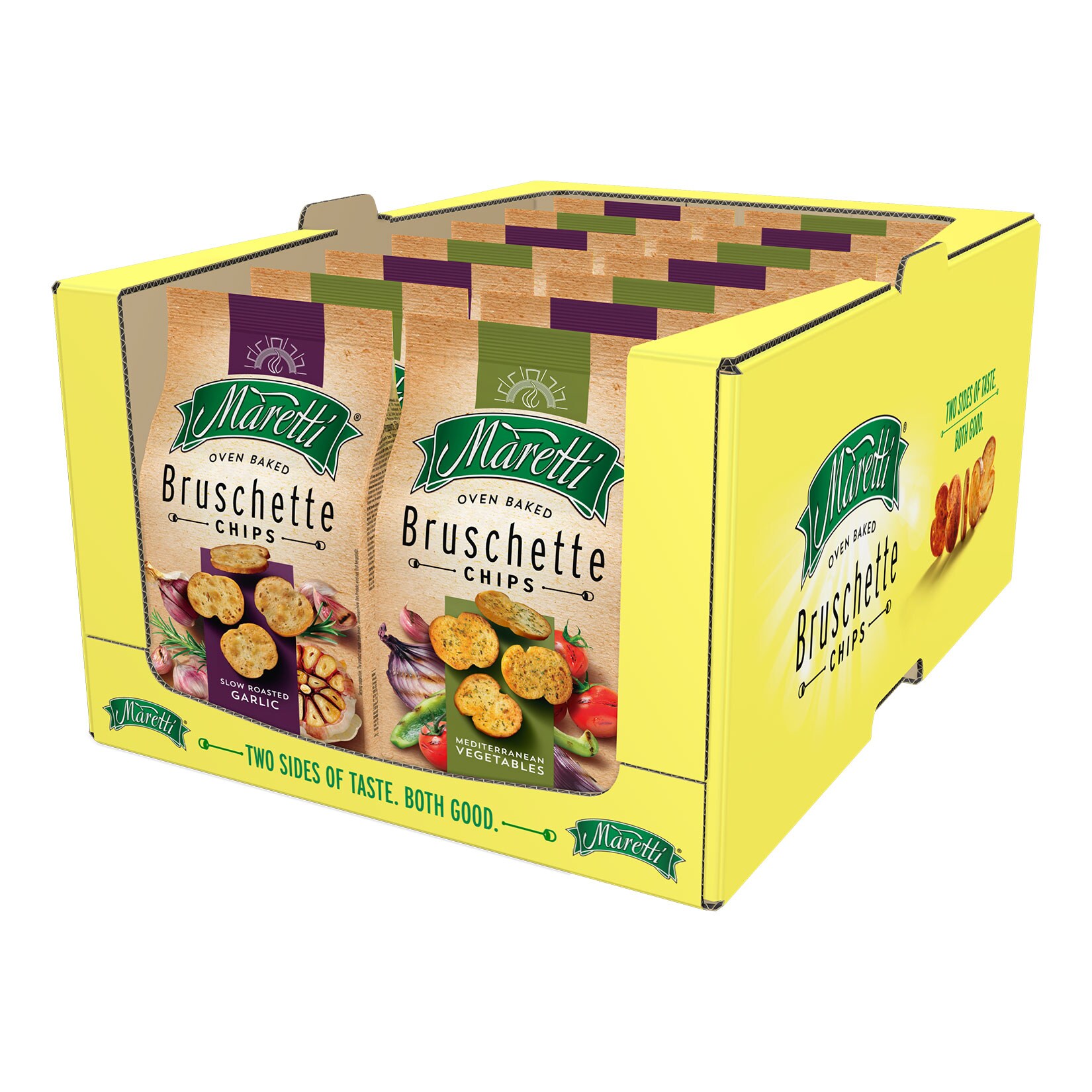 Maretti Bruschette Chips verschiedene Sorten 150 g, 14er Pack | 13800237480248
