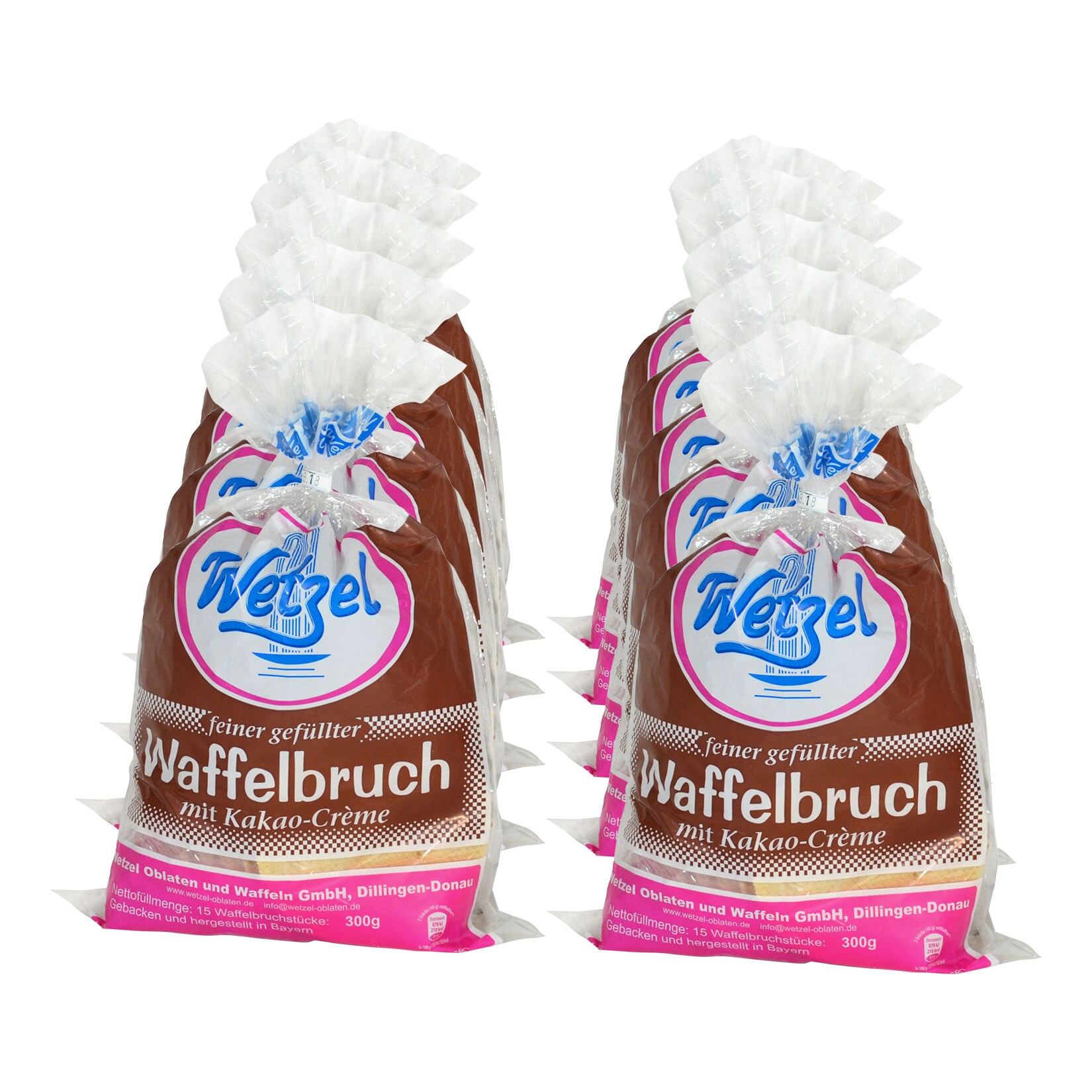 Wetzel Waffelbruch Kakao 300 g, 10er Pack | 04009703002638