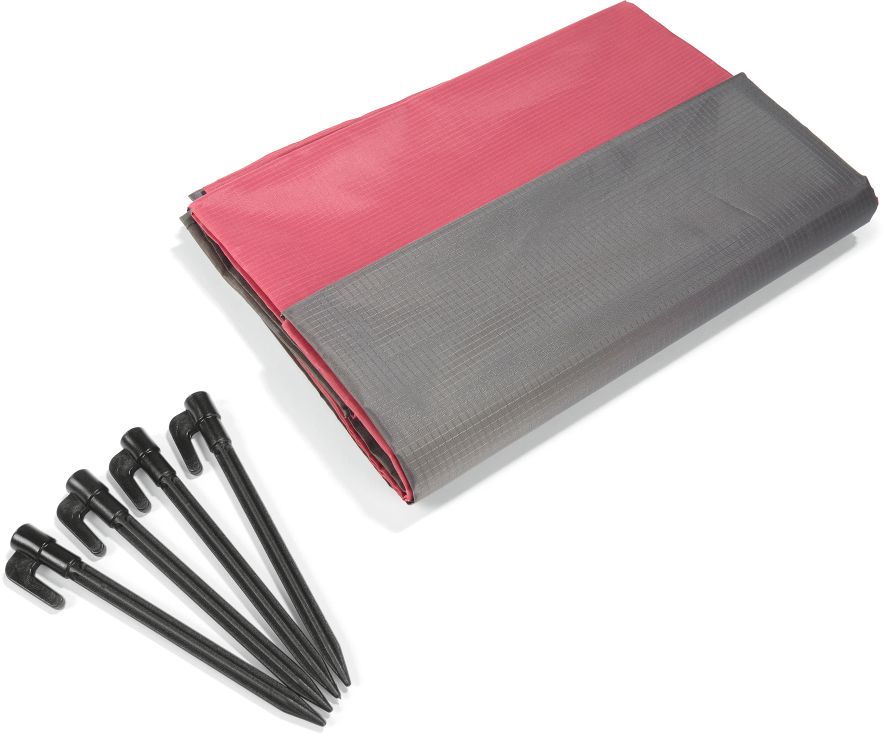 Dekor Stranddecke XXL - versch. Ausf&uuml;hrungen - Rot/Grau - Bild 1