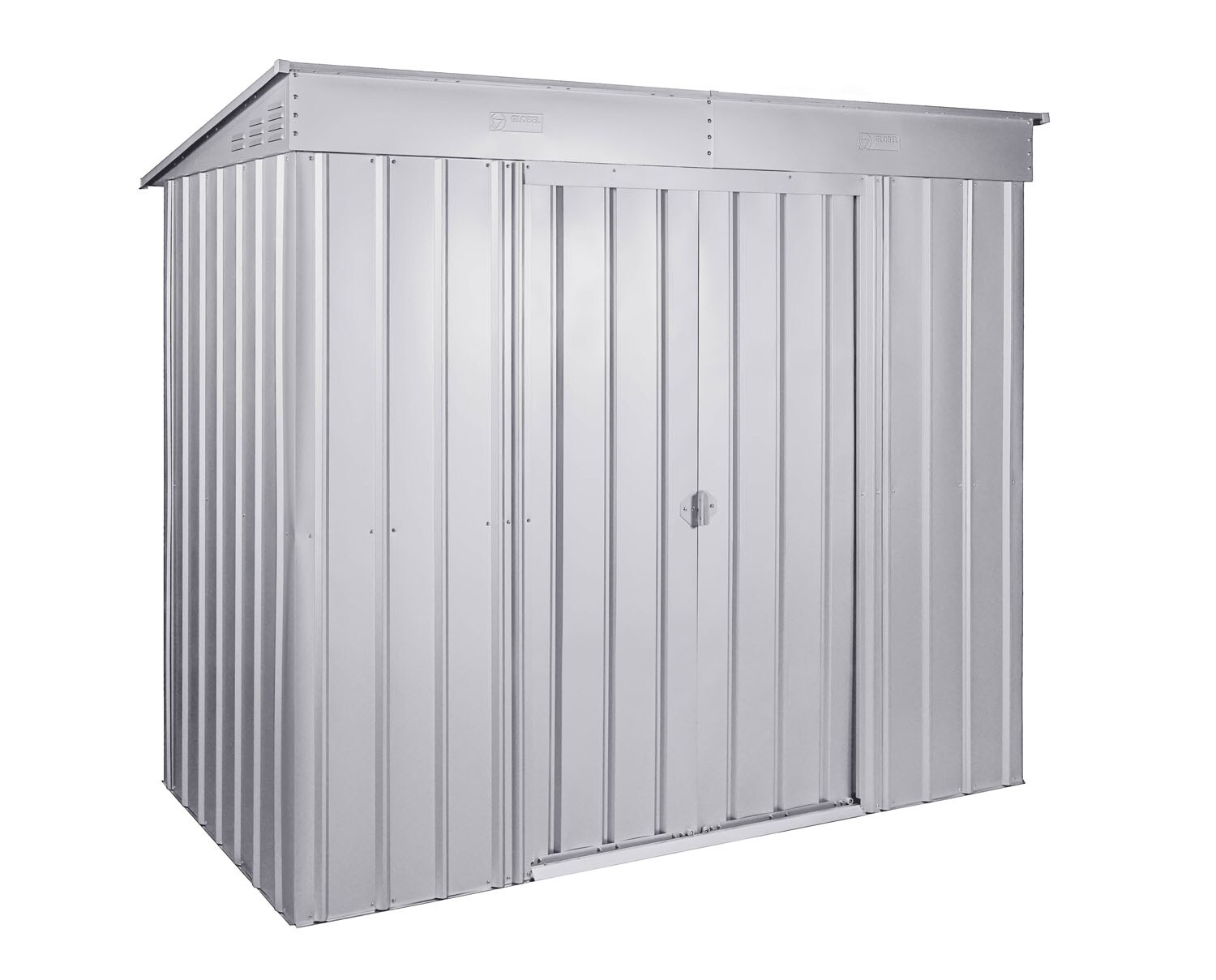 Metallger&auml;tehaus &bdquo;SKILLION&ldquo; inkl. Schleppdach-Erweiterung - Bild 1