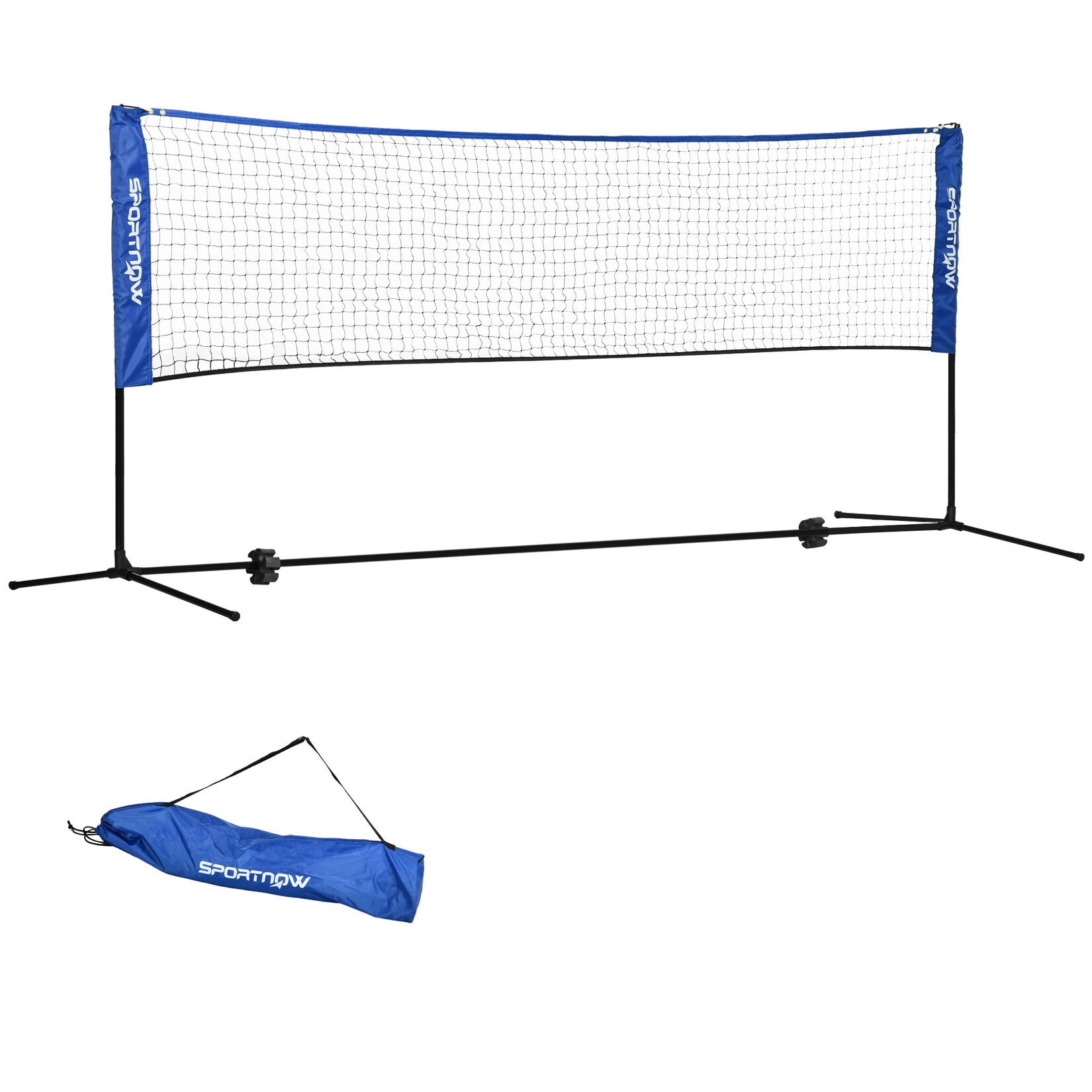 SPORTNOW Badmintonnetz Metall, Oxfordstoff