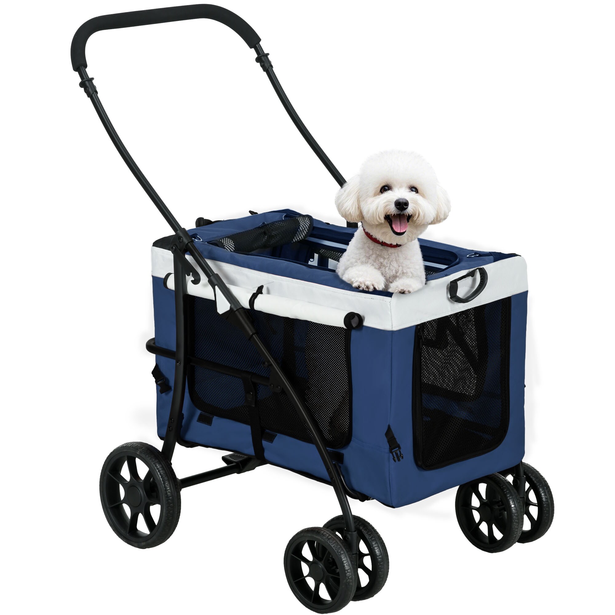PawHut Hundewagen Oxford, Stahl - Bild 1