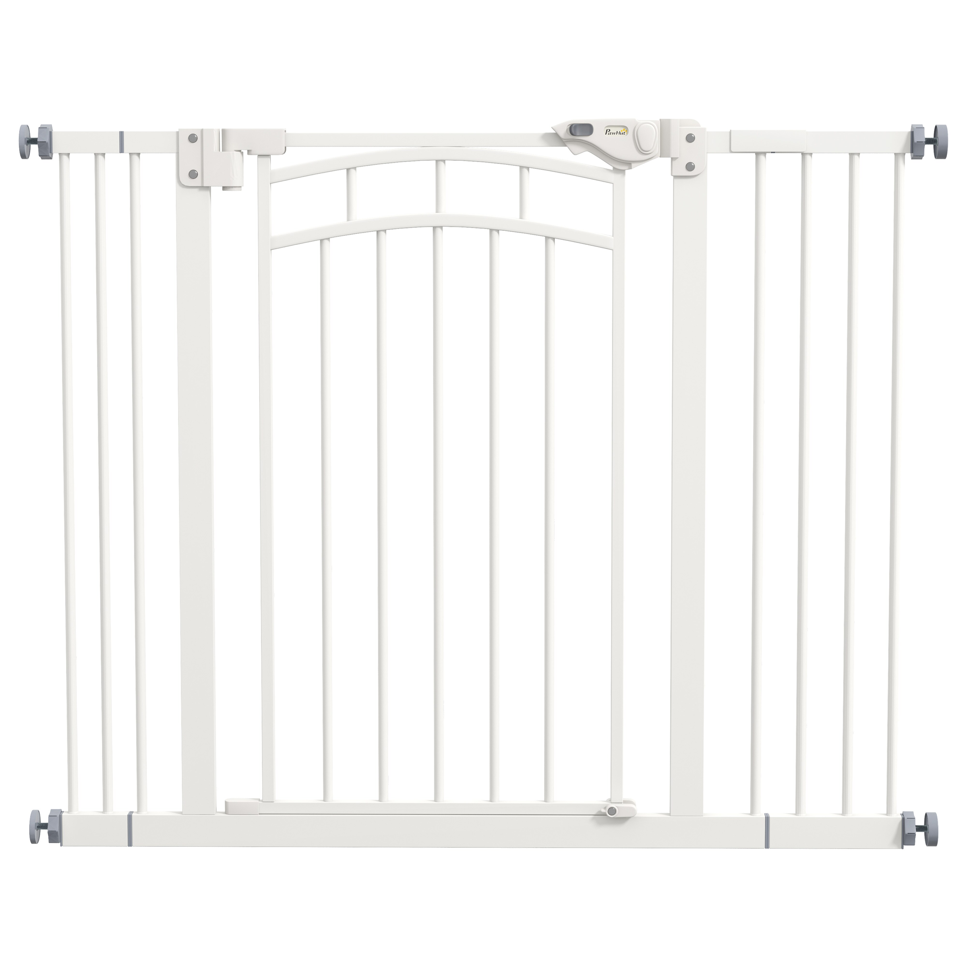 PawHut T&uuml;rschutzgitter Stahl, PA - Bild 1