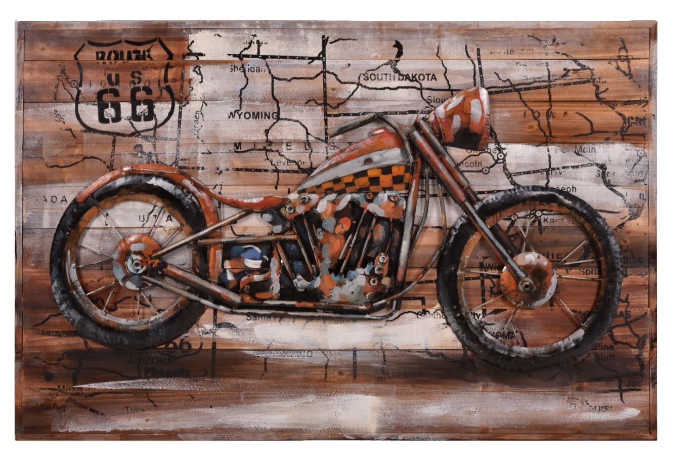 Harms Import & Vertriebs GmbH & Co. KG – 3D Metallbild Motorrad | 04041908127587