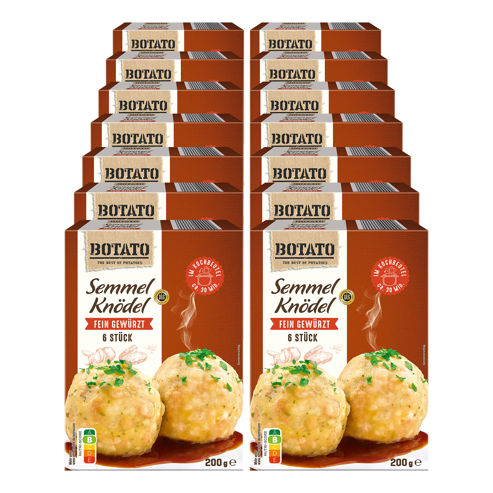 Botato Semmelkn&ouml;del 200 g, 14er Pack - Bild 1