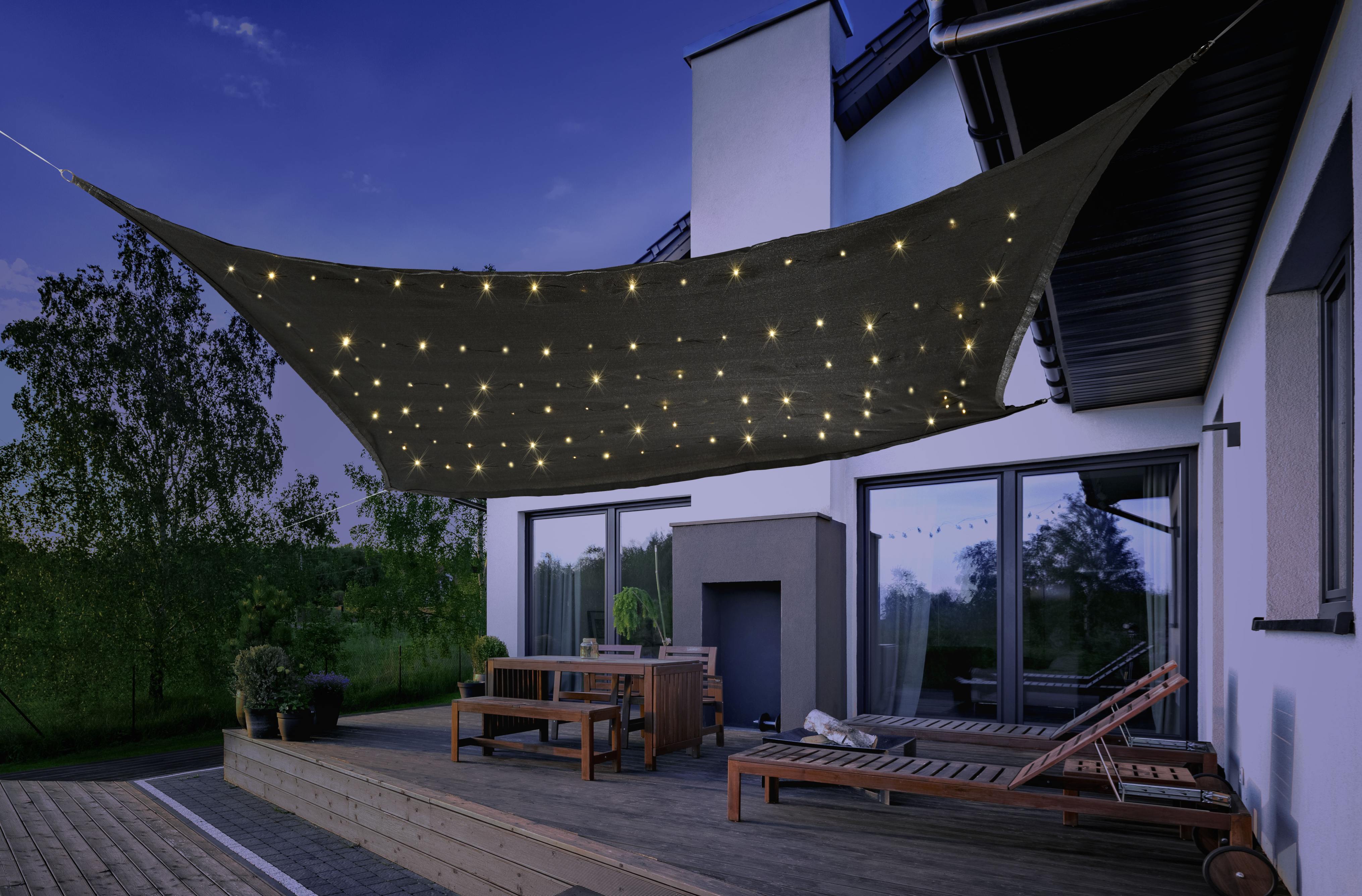 LED Sonnensegel - Dreieck - Bild 1