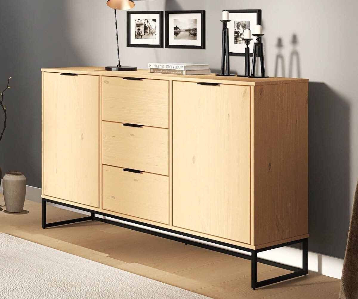 Inter Link Sideboard Kommode Vivo - Kiefer Massivholz - Bild 1