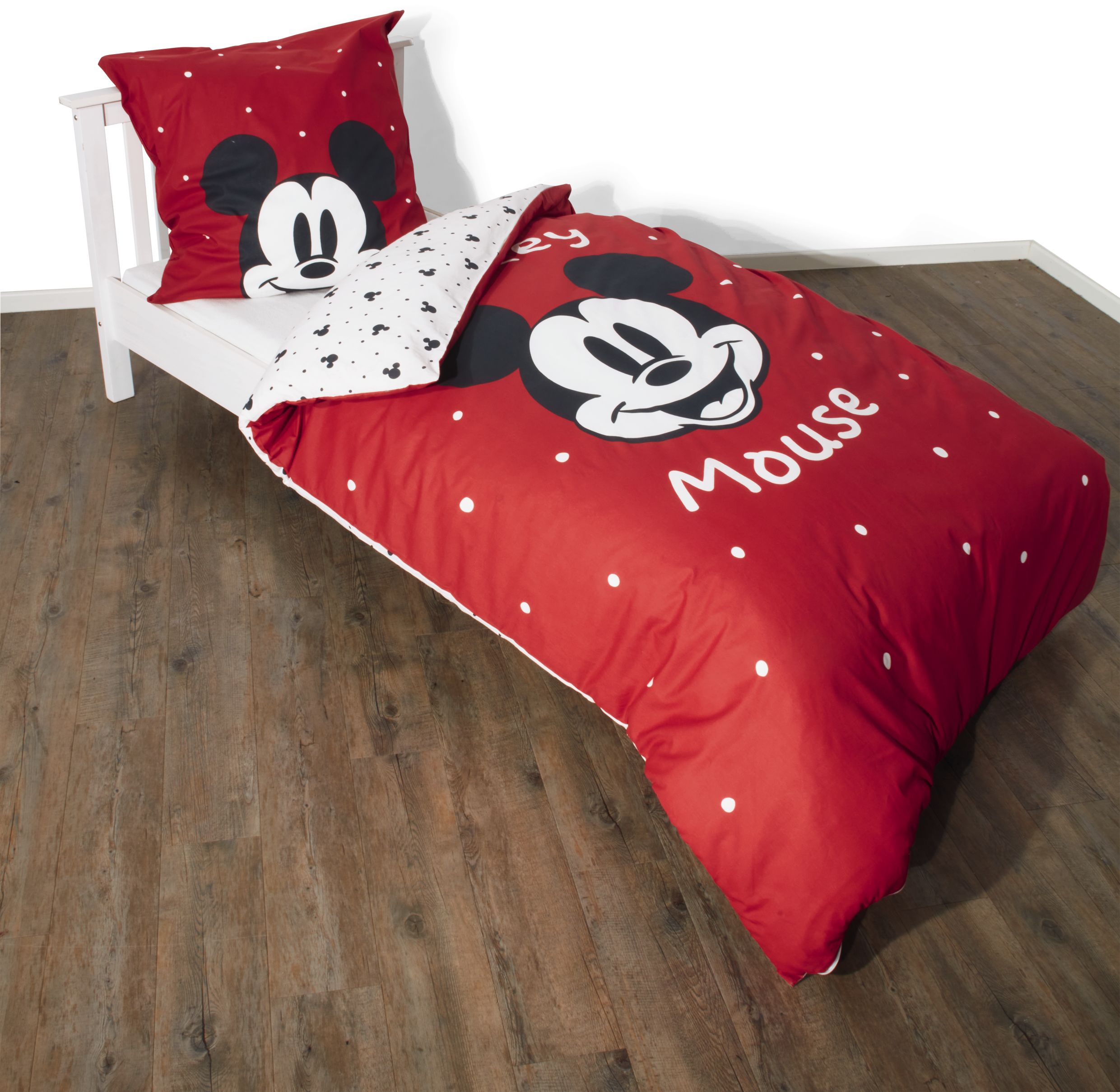 Disney Bettw&auml;sche 135x200cm 2-teilig - versch. Ausf&uuml;hrungen - Mickey Mouse - Bild 1