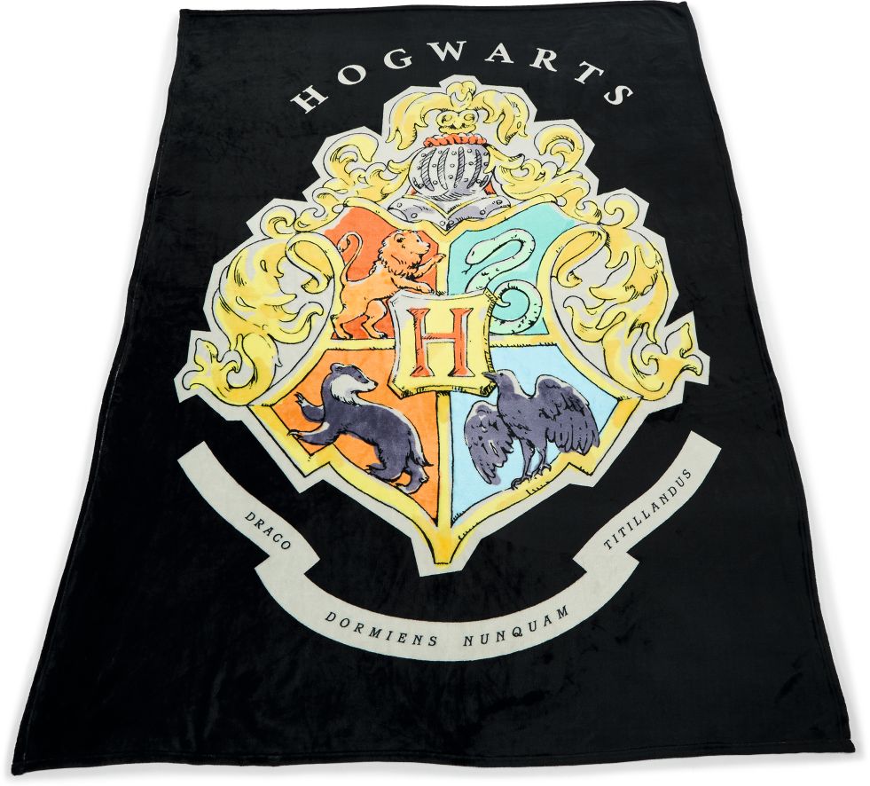 Harry Potter Fleecedecke - versch. Ausf&uuml;hrungen - Schwarz - Bild 1