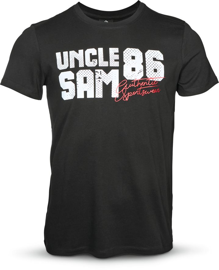 Uncle Sam Herren T-Shirt Black Beauty XL - Bild 1