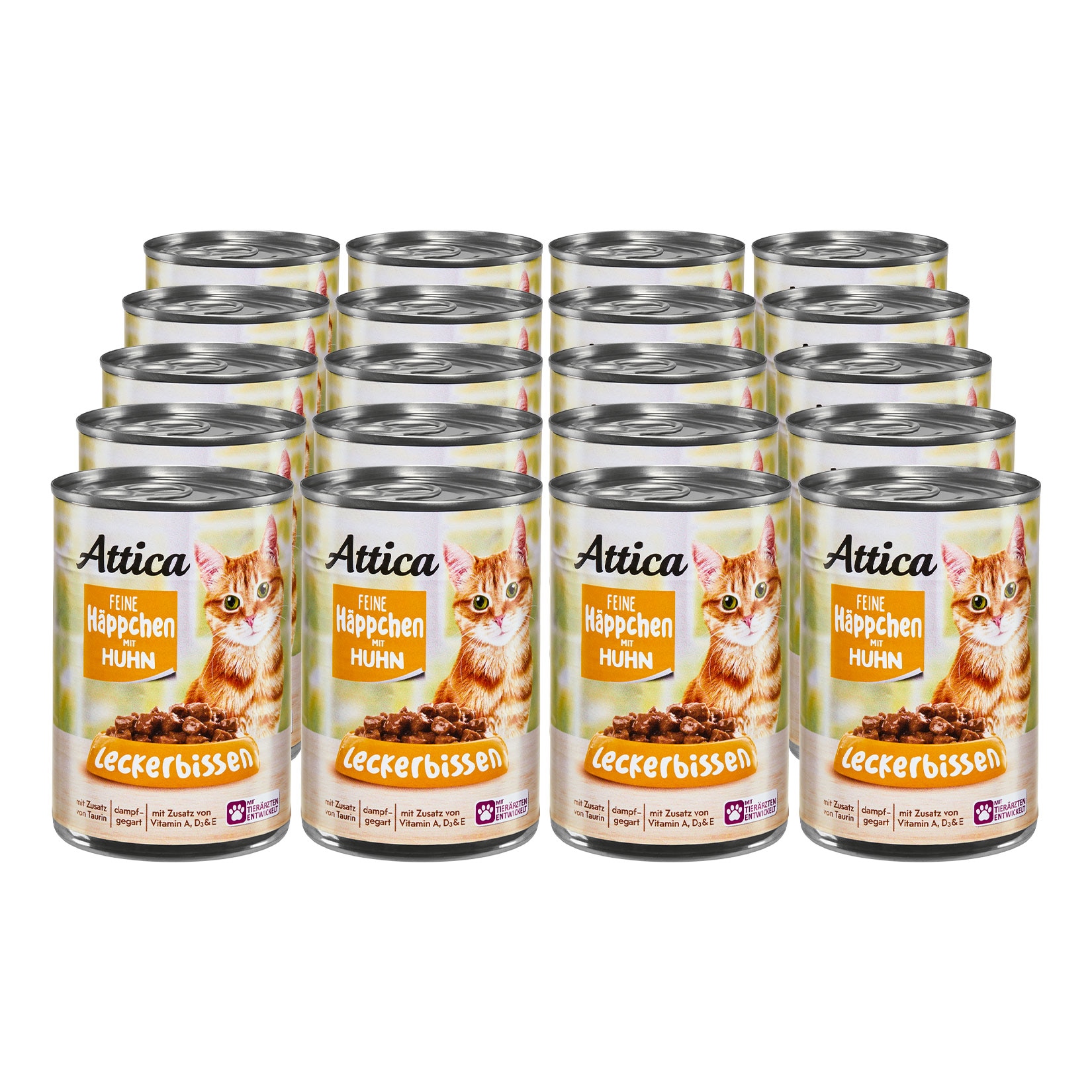 Attica Katzennahrung Huhn 415 g, 20er Pack - Bild 1