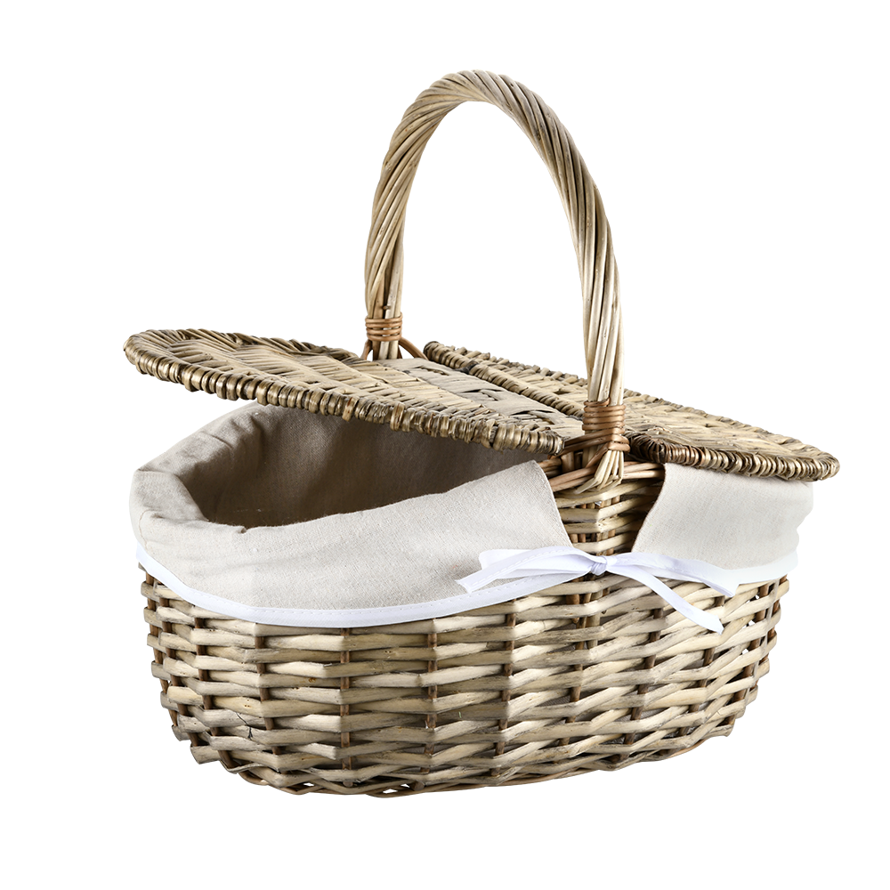 KESPER Kesper Picknickkorb m. Textilfutter, brau - Bild 1