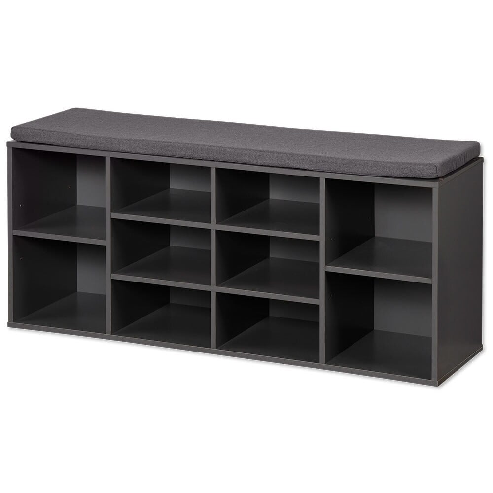 Kesper Schuhschrank mit Sitzkissen - versch. Ausführungen - Grau