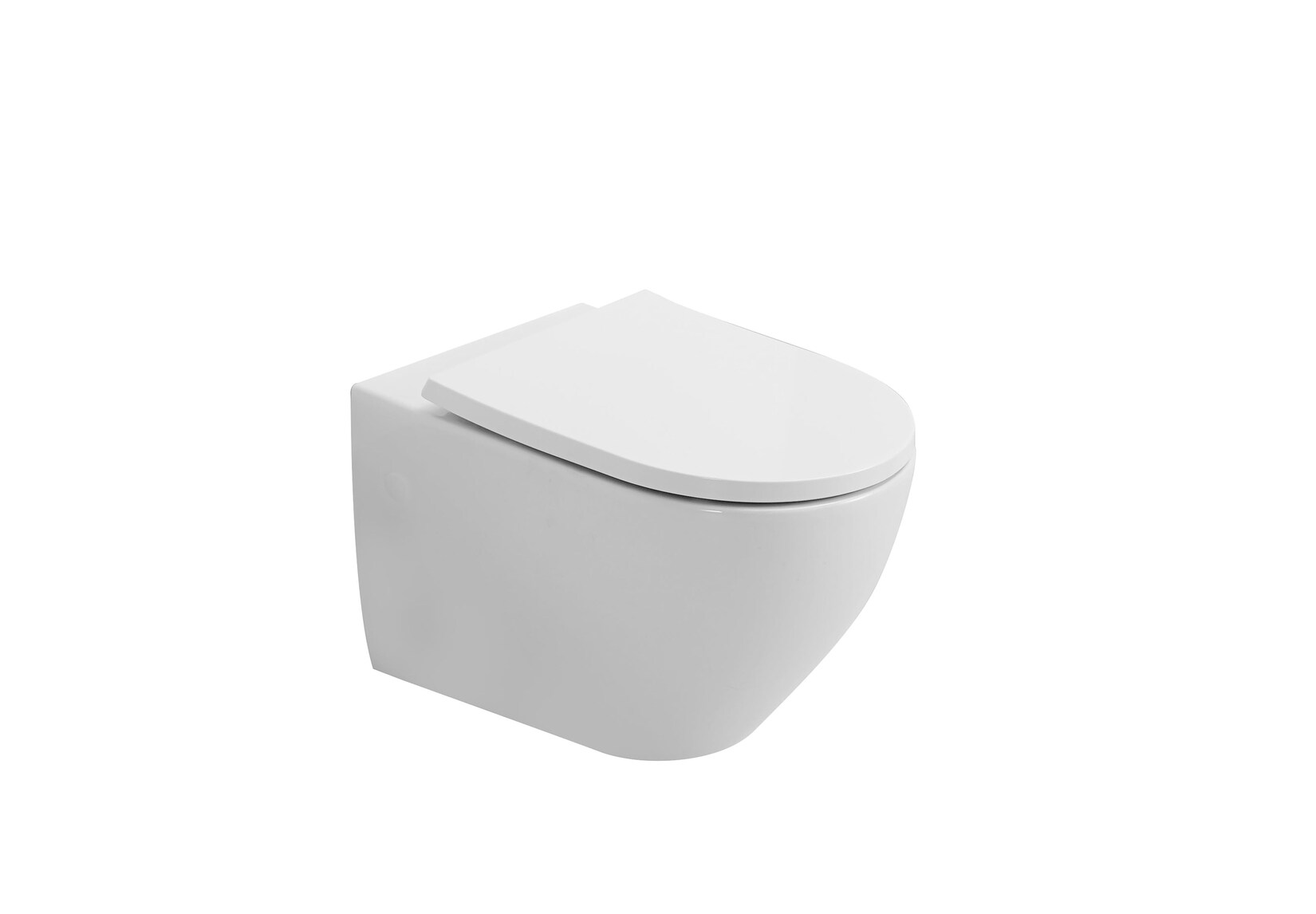 Wand WC-Set Adonis, spülrandlos Twister Flush, inkl. WC-Sitz, weiß | 09006947064441