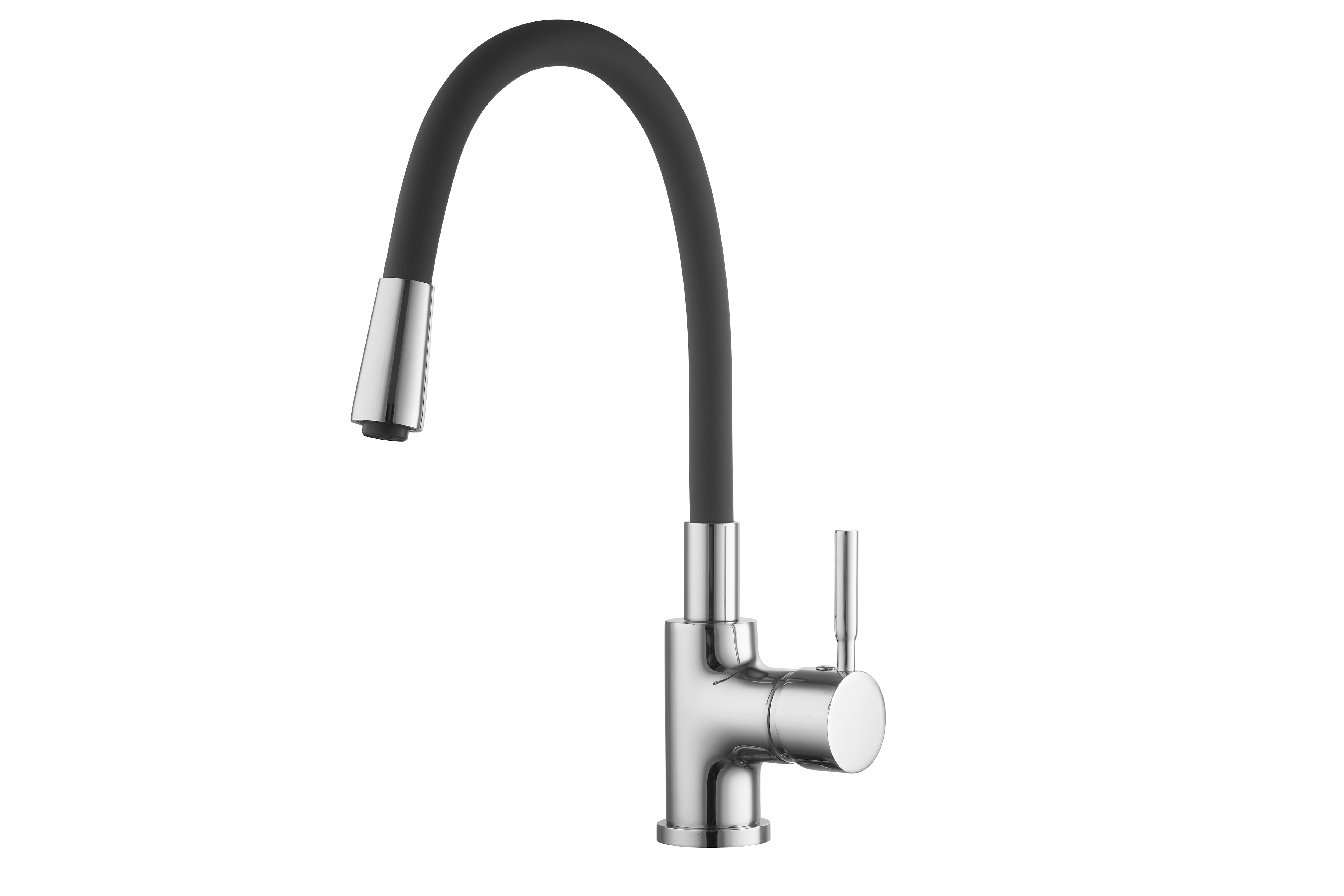 Einhandmischer K&uuml;chenarmatur BARCELONE flexibel, grau - Bild 1