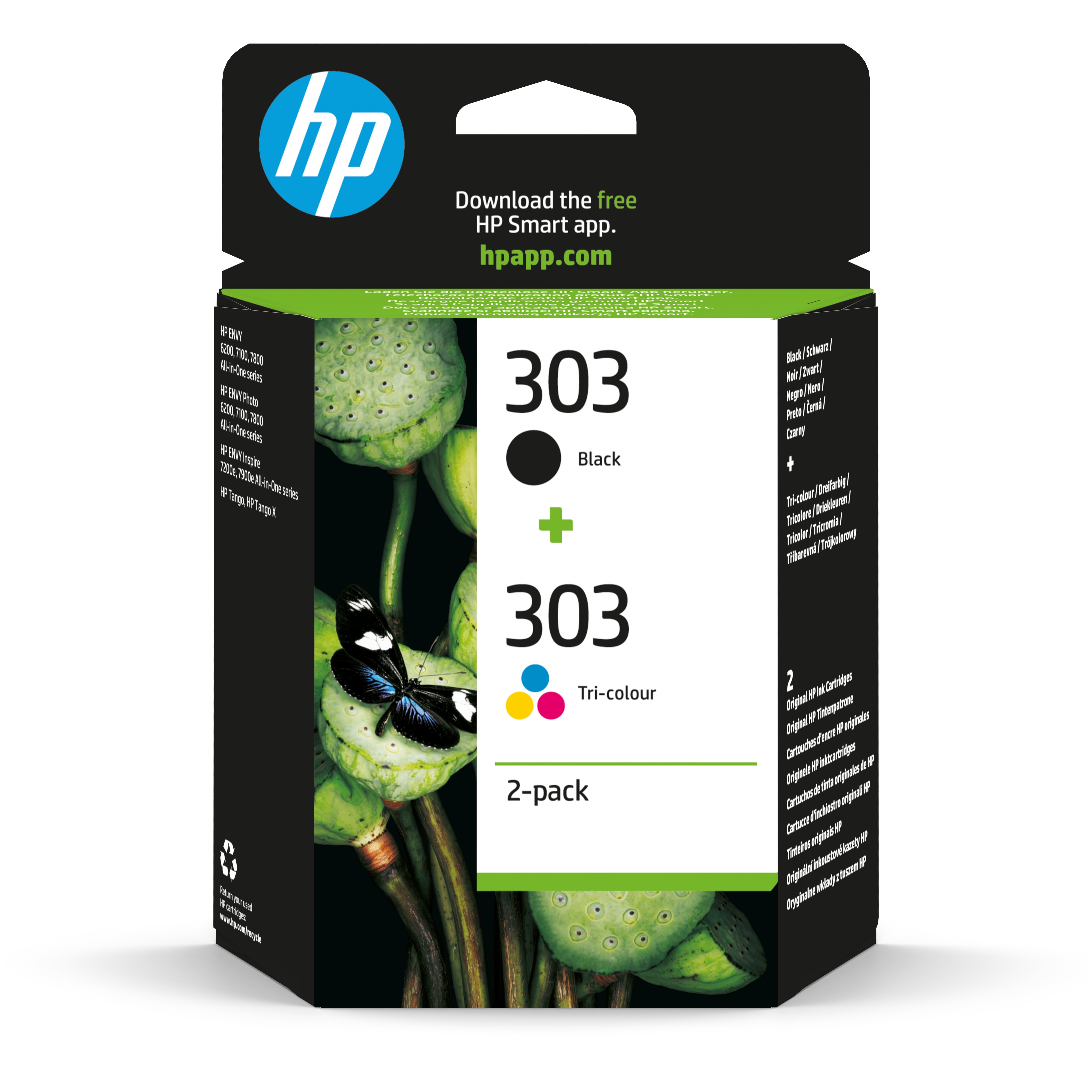HP 303 Schwarz und Farbe 2er-Pack Original Druckerpatronen - Bild 1