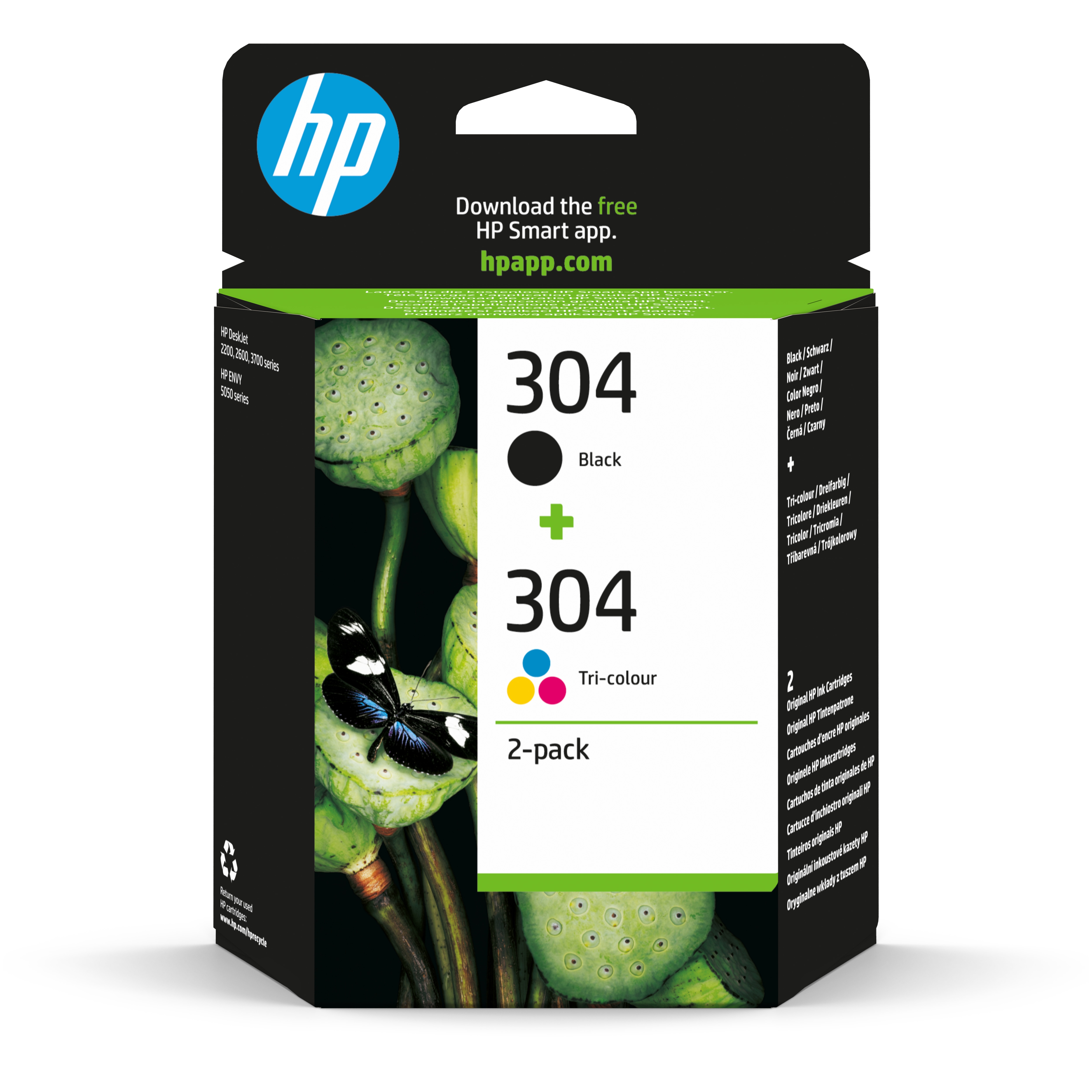 HP 304 Schwarz und Farbe 2er-Pack Original Druckerpatronen - Bild 1