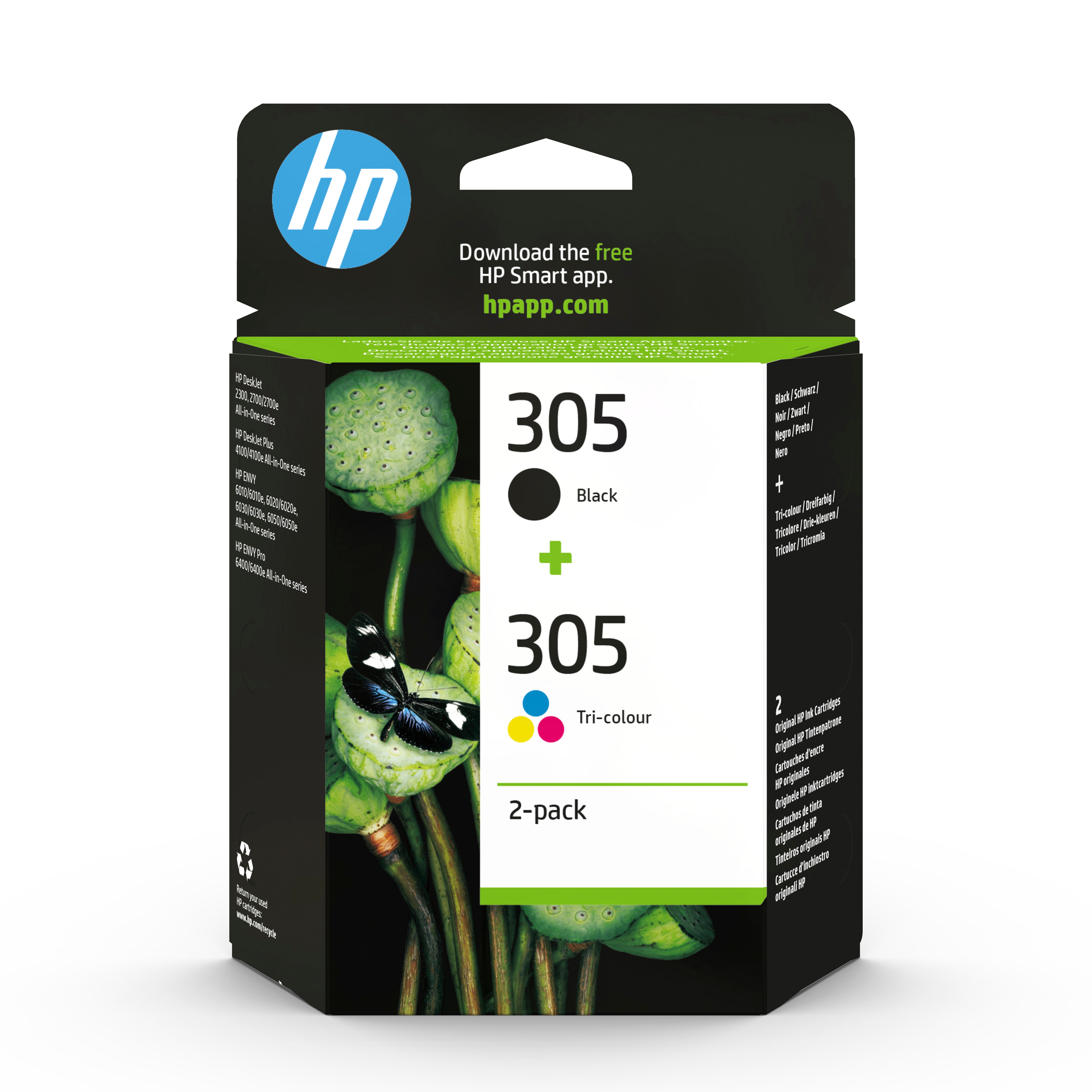 HP 305 Schwarz und Farbe 2er-Pack Original Druckerpatronen - Bild 1