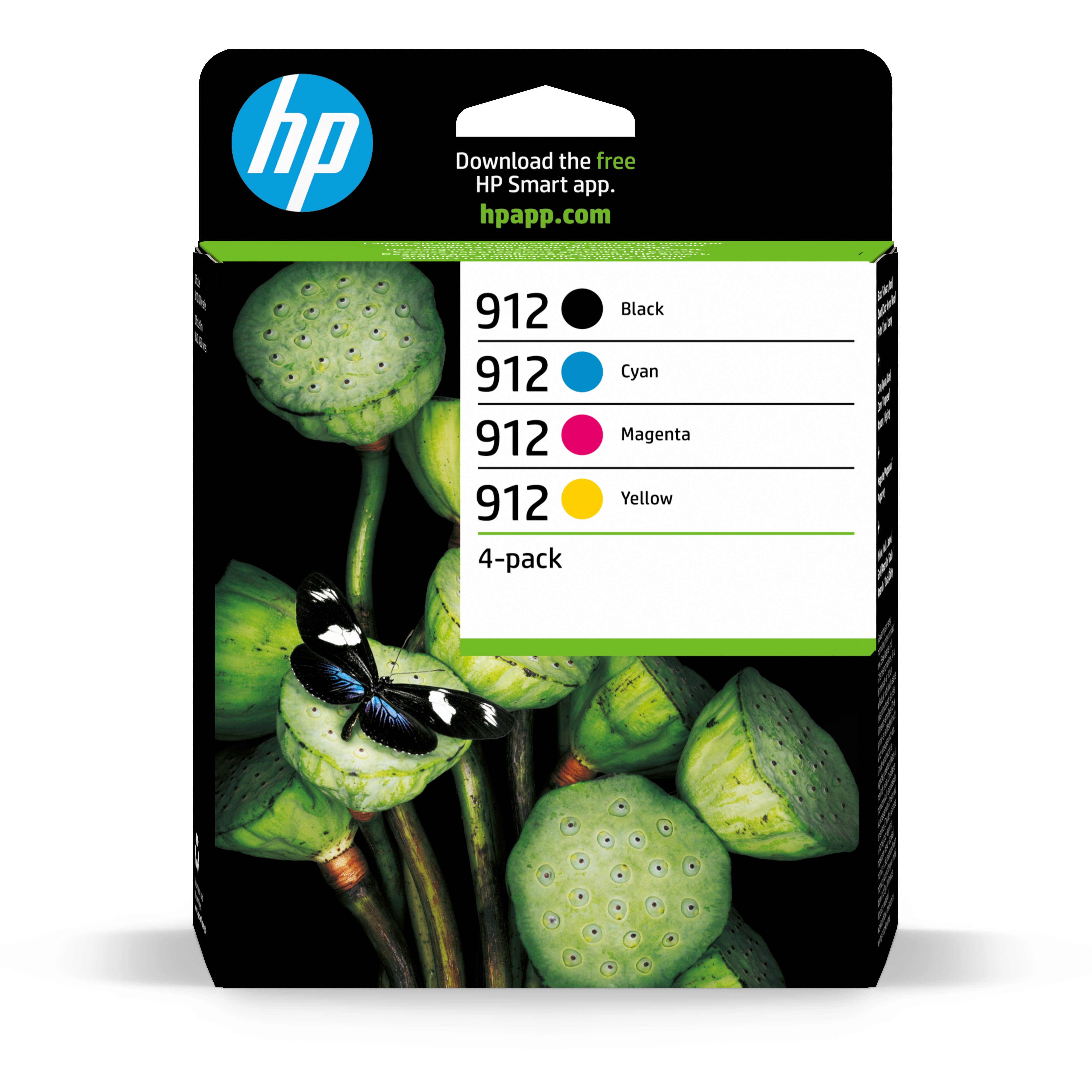 HP 912 Schwarz/Cyan/Magenta/Yellow 4er-Pack Original Druckerpatronen - Bild 1