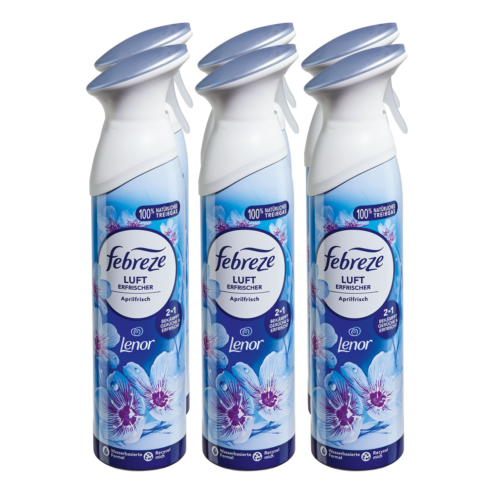 Febreze Lufterfrischer Aprilfrisch 185 ml, 6er Pack - Bild 1