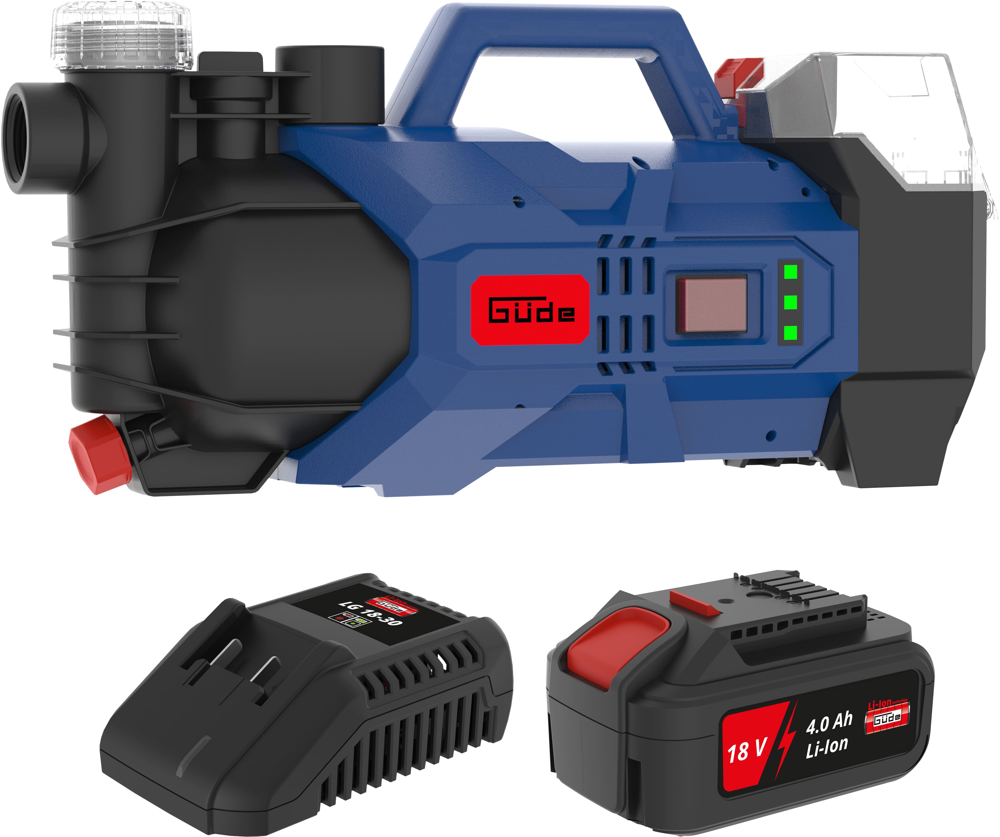 G&uuml;de Akku Gartenpumpe GP 18-401-30 - Bild 1