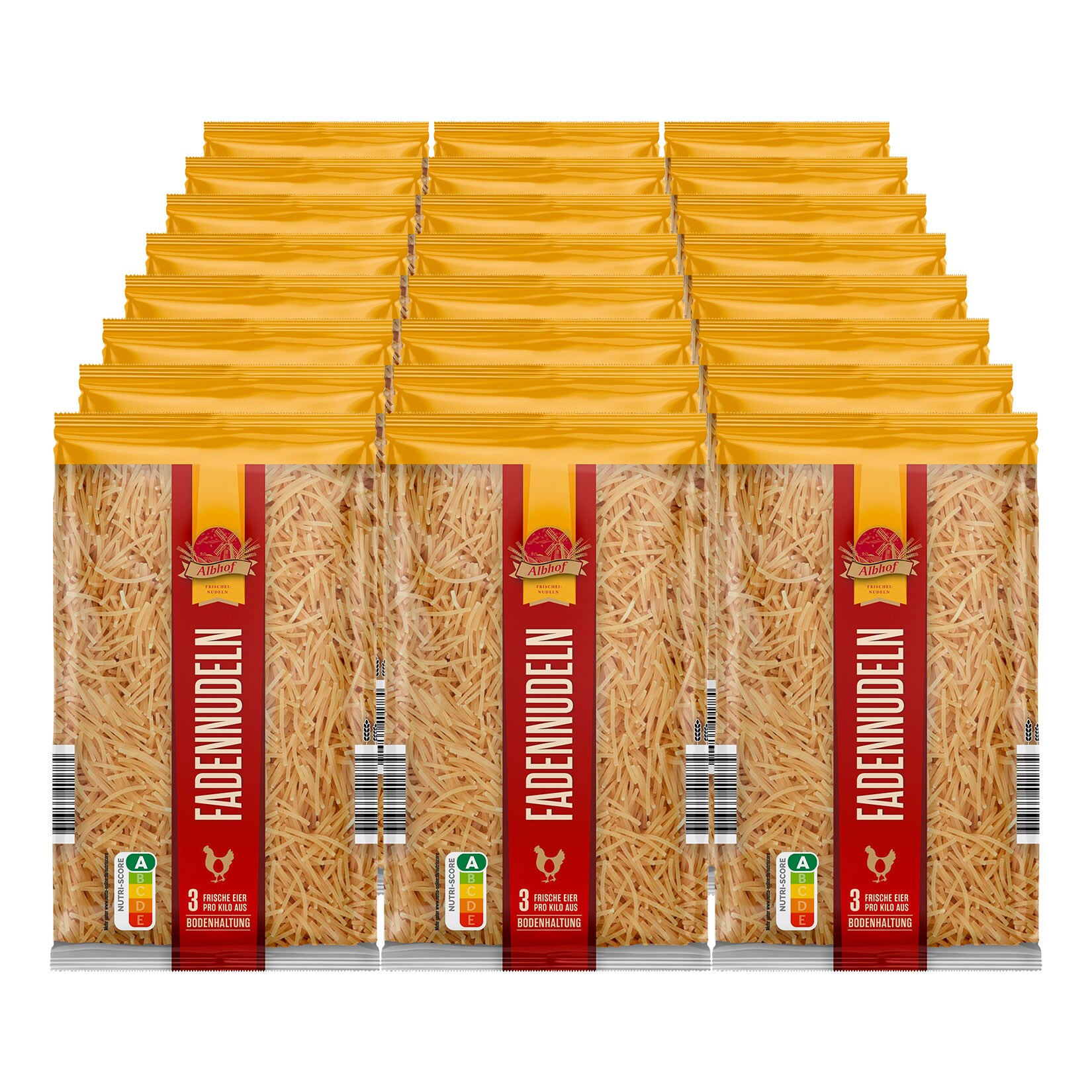 Albhof Fadennudeln 500 g, 24er Pack - Bild 1