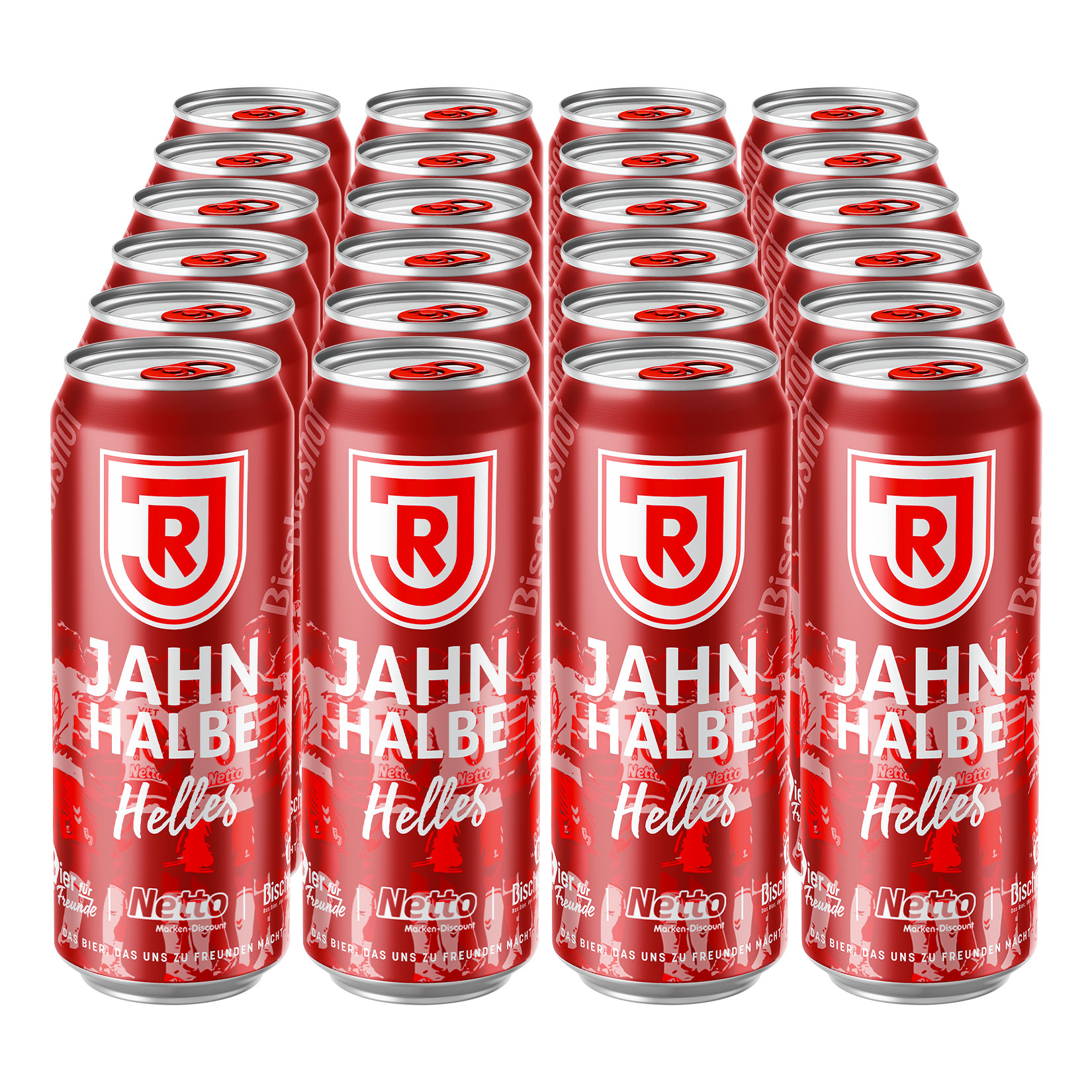 Bischofshof Jahn Halbe Helles 0,5 Liter Dose, 24er Pack - Bild 1