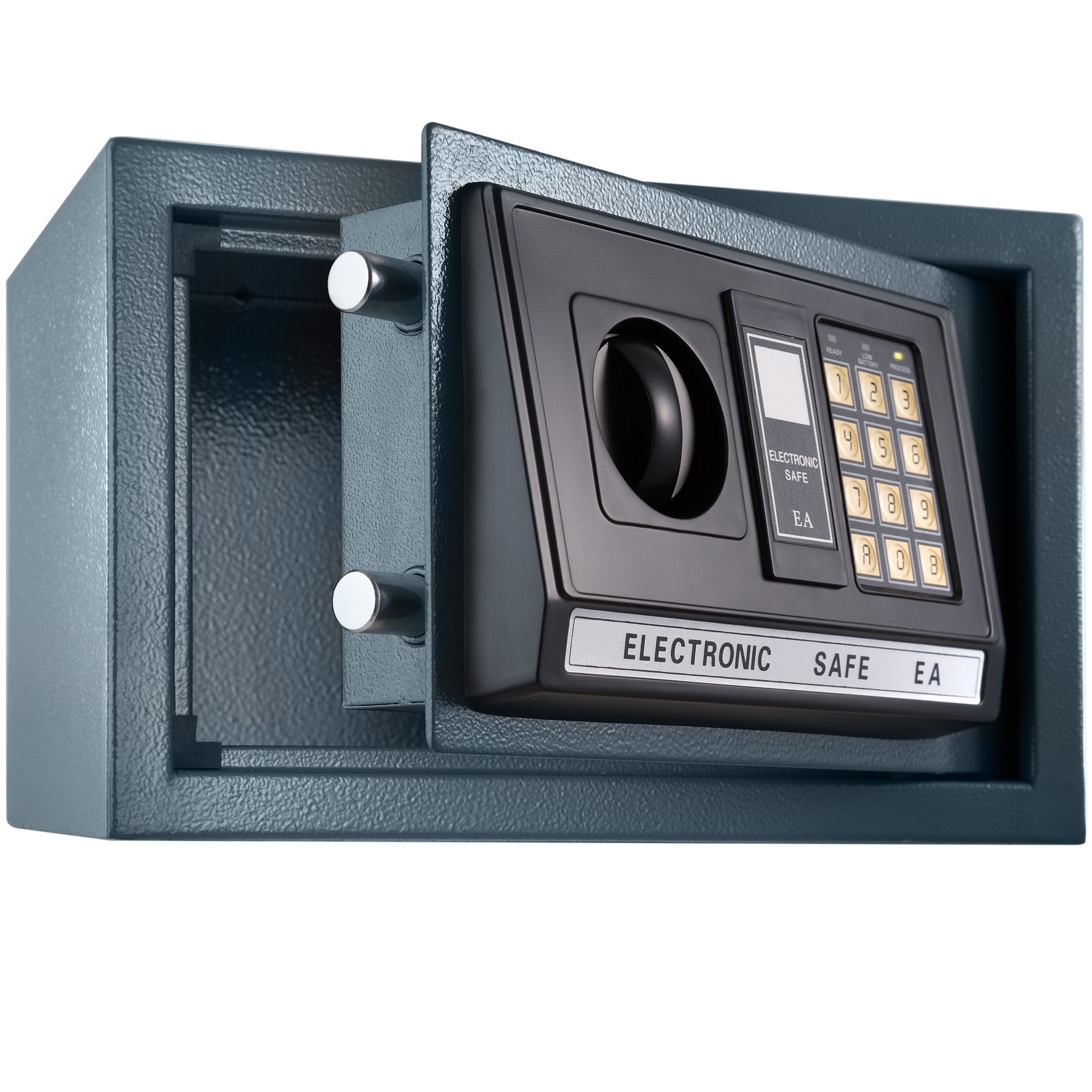 tectake&reg; Elektronischer Safe, mit Doppelbolzen-Verschlusssystem, w&auml;hlbarer Sicherheitscode und 2 Schl&uuml;ssel zur Not&ouml;ffnung, 20 x 31 x 22 cm - Bild 1