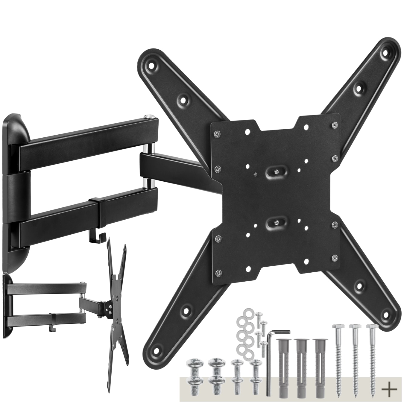 tectake&reg; TV Wandhalterung, f&uuml;r 26 - 75 Zoll (66 - 191 cm), ausziehbar, bis 100 kg - Bild 1