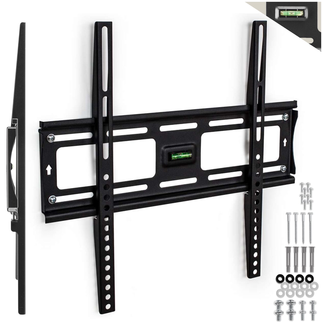 tectake&reg; TV Wandhalterung, f&uuml;r 26 - 75 Zoll (66 - 191 cm), stufenlos breitenverstellbar, bis 100 kg - Bild 1