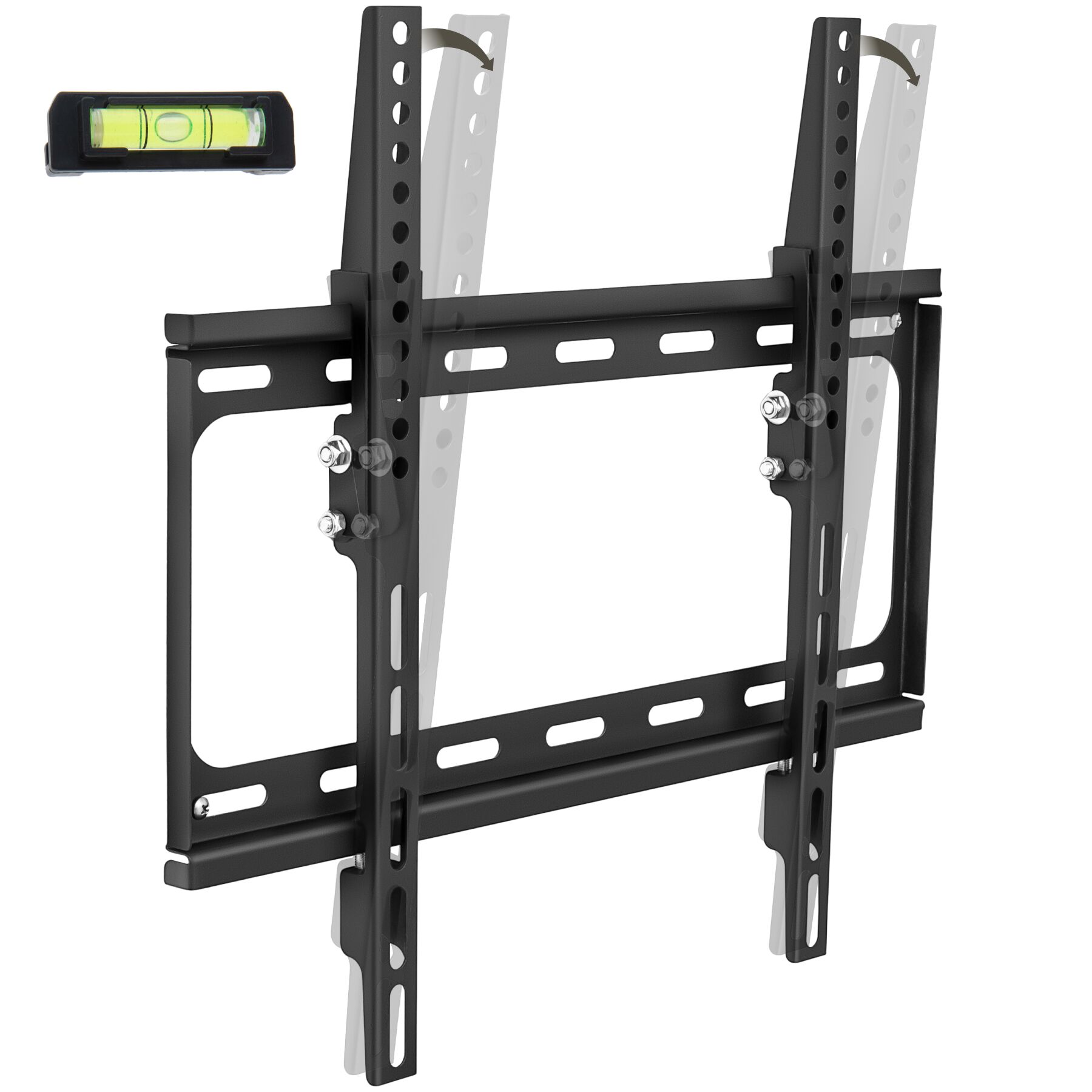 tectake&reg; TV Wandhalterung, f&uuml;r 26 - 75 Zoll (66 - 191 cm), neigbar und stufenlos breitenverstellbar, bis 100 kg - Bild 1