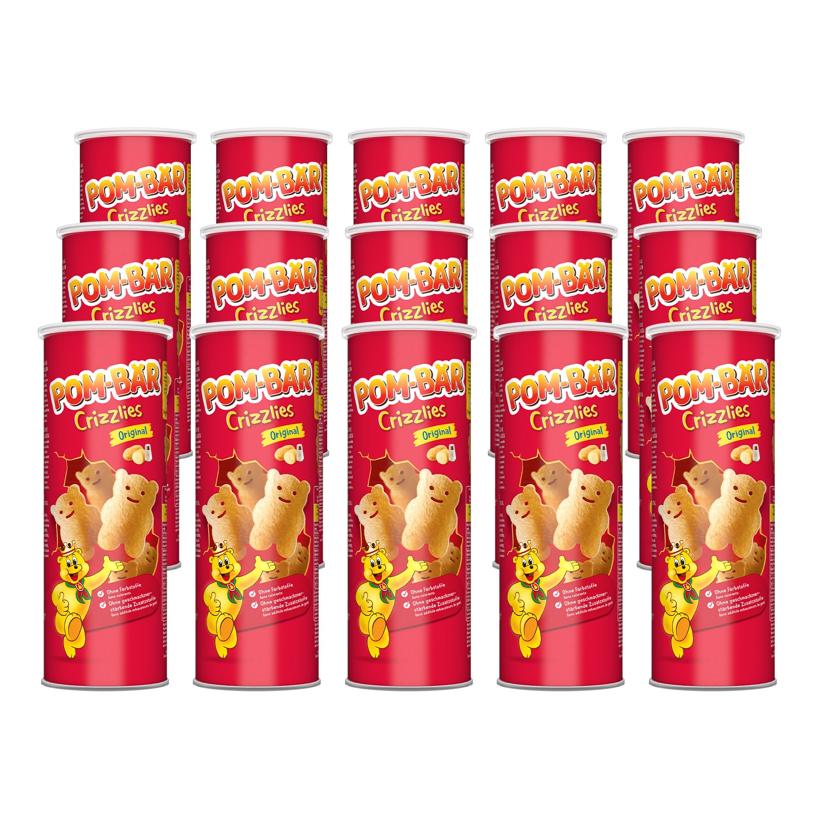 Pom-B&auml;r Crizzlies Original 150 g, 15er Pack - Bild 1