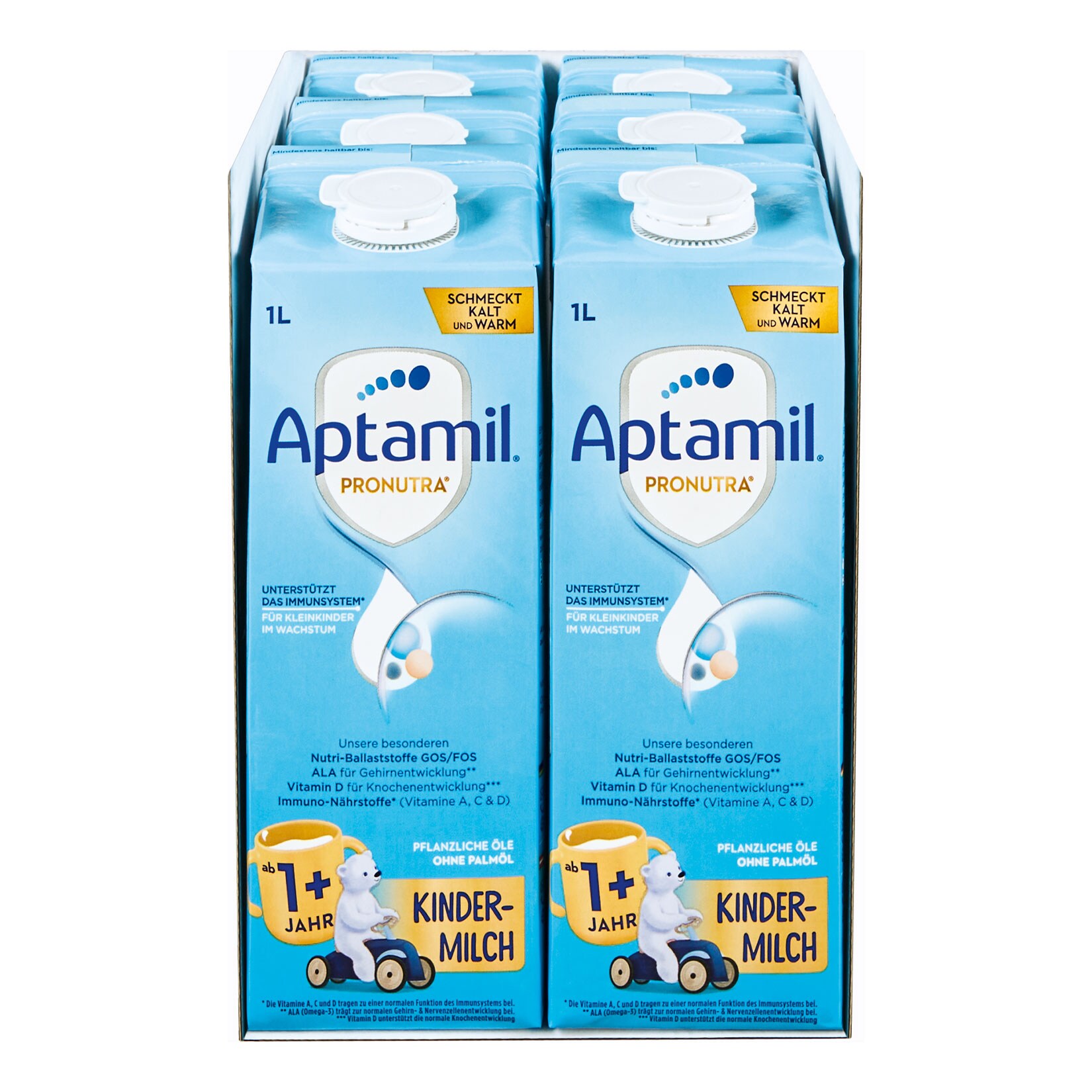 Pronatura Kindermilch Aptamil 1 Liter, 6er Pack