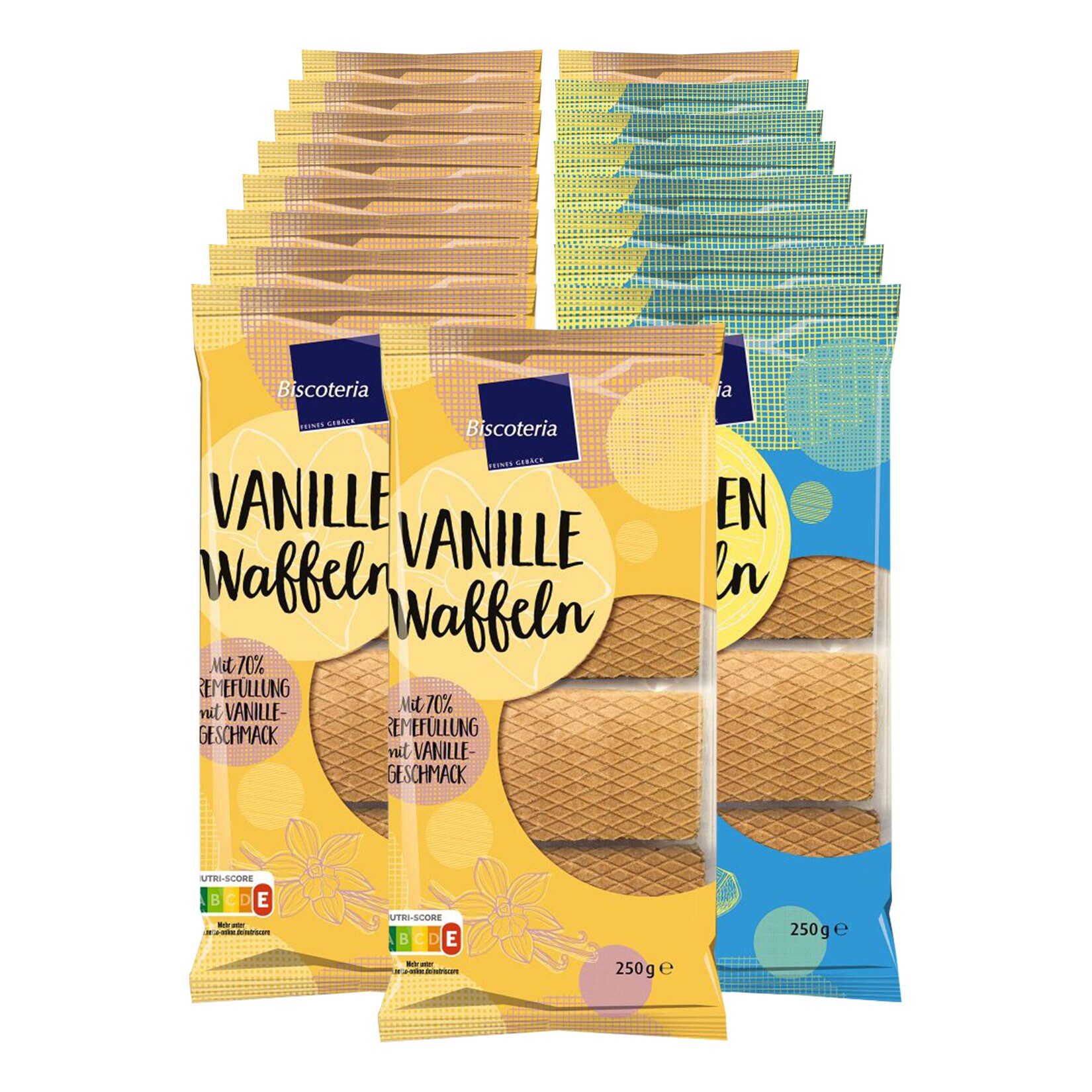 Biscoteria Creme Waffeln verschiedene Sorten 250 g, 17er Pack - Bild 1