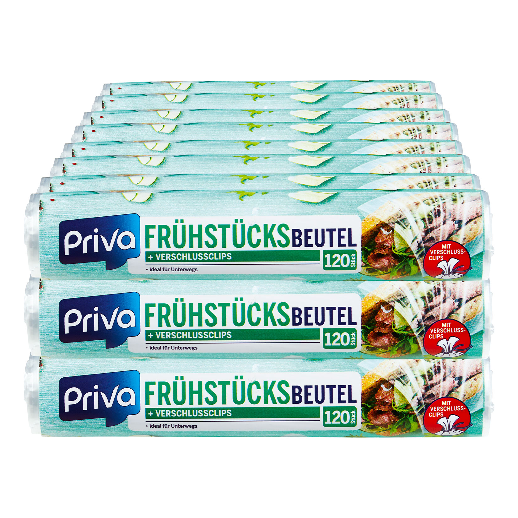 Priva Fr&uuml;hst&uuml;cksbeutel  120 ST, 24er Pack - Bild 1