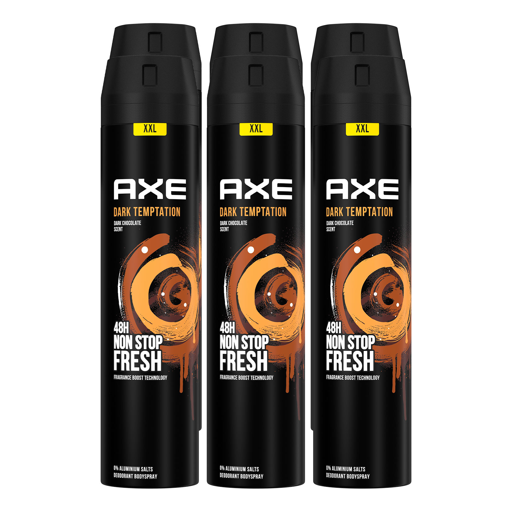 Axe Bodyspray Dark Temptation 250 ml, 6er Pack - Bild 1