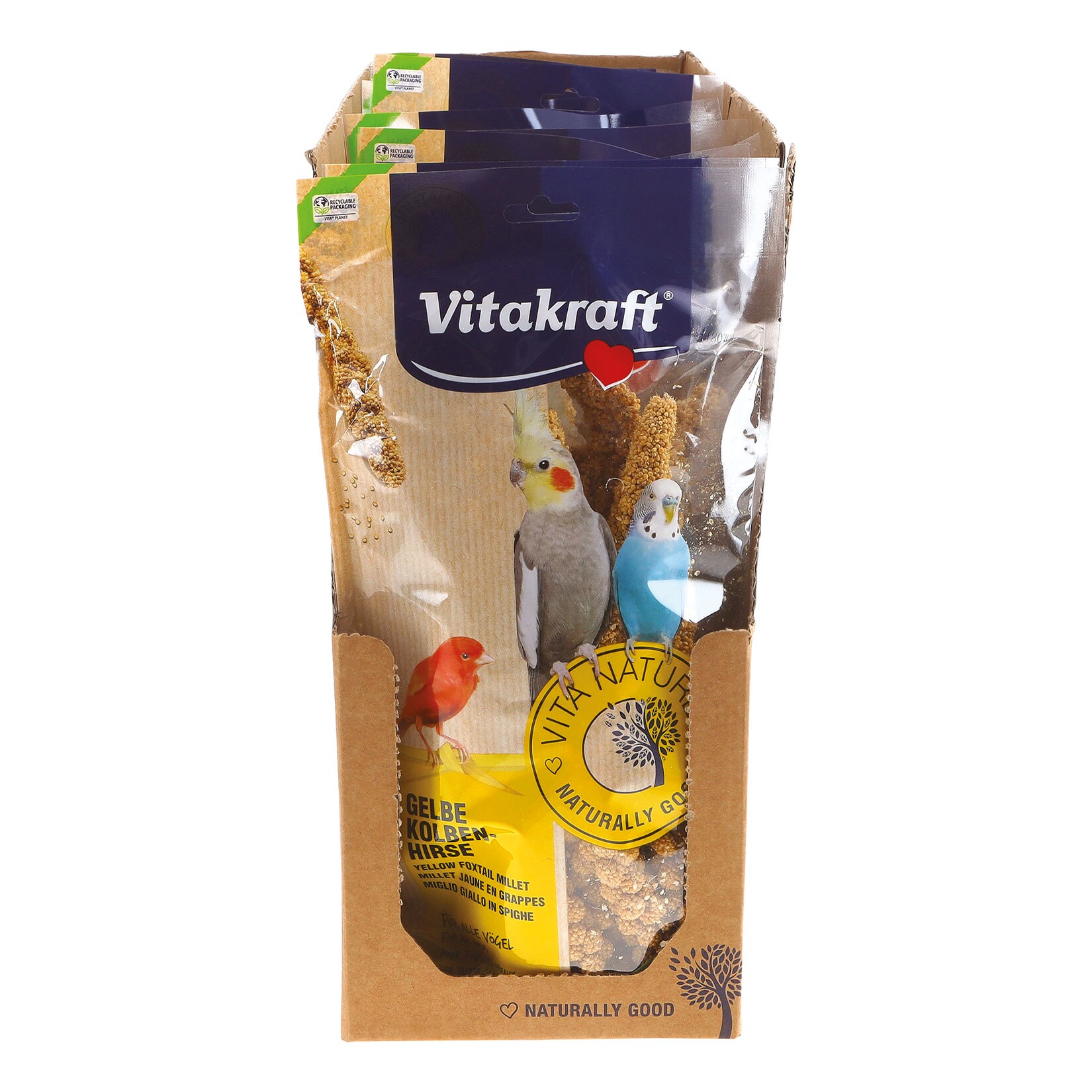 Vitakraft Vita Nature Kolbenhirse 100g, 14er Pack - Bild 1