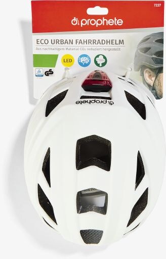 Prophete Eco Urban Fahrradhelm Wei&szlig;, 58-61 cm- versch. Ausf&uuml;hrungen - Bild 1