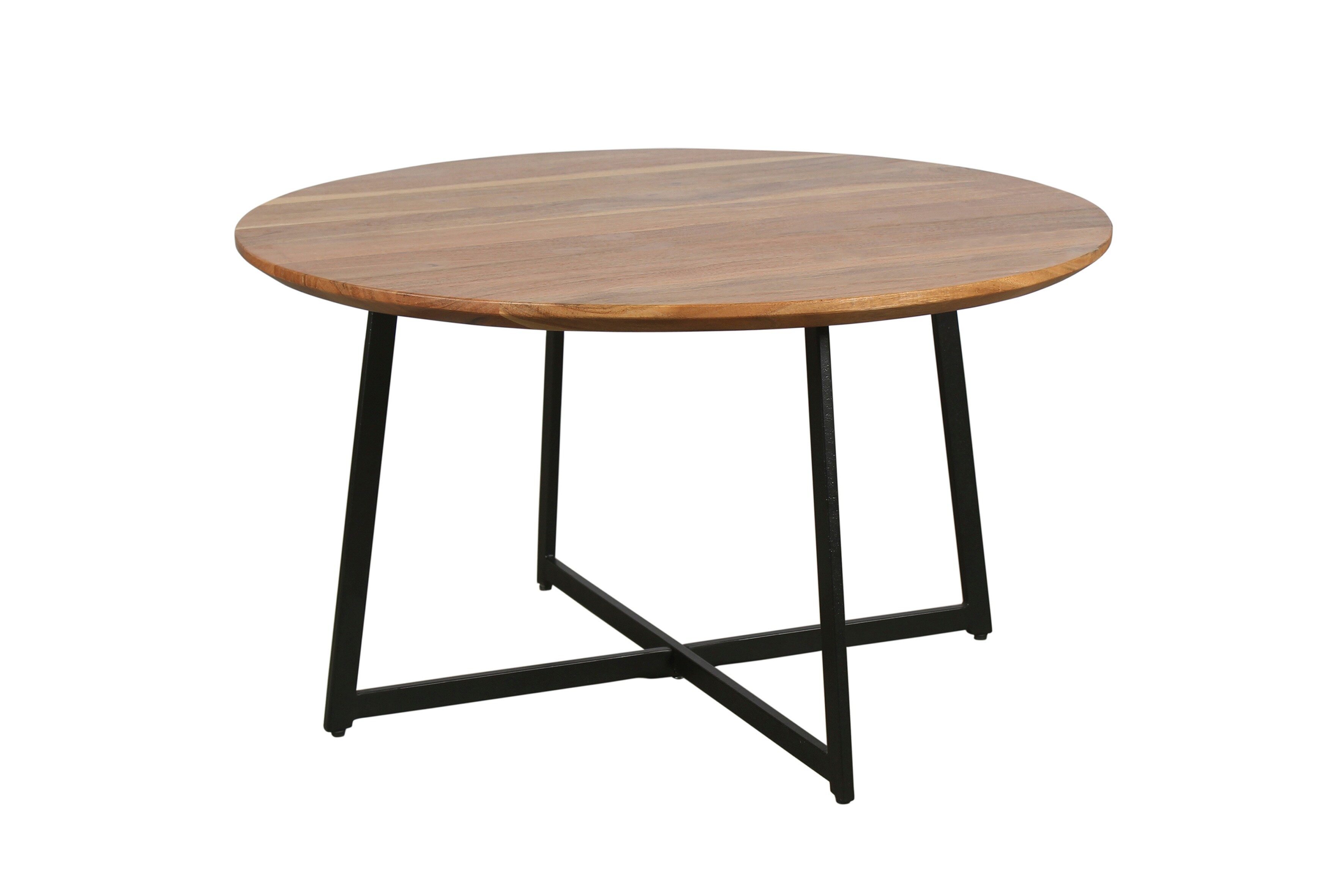 byLIVING Couchtisch ALINA, Beistelltisch, Breite 80 cm, Akazie natur/schwarz - Bild 1