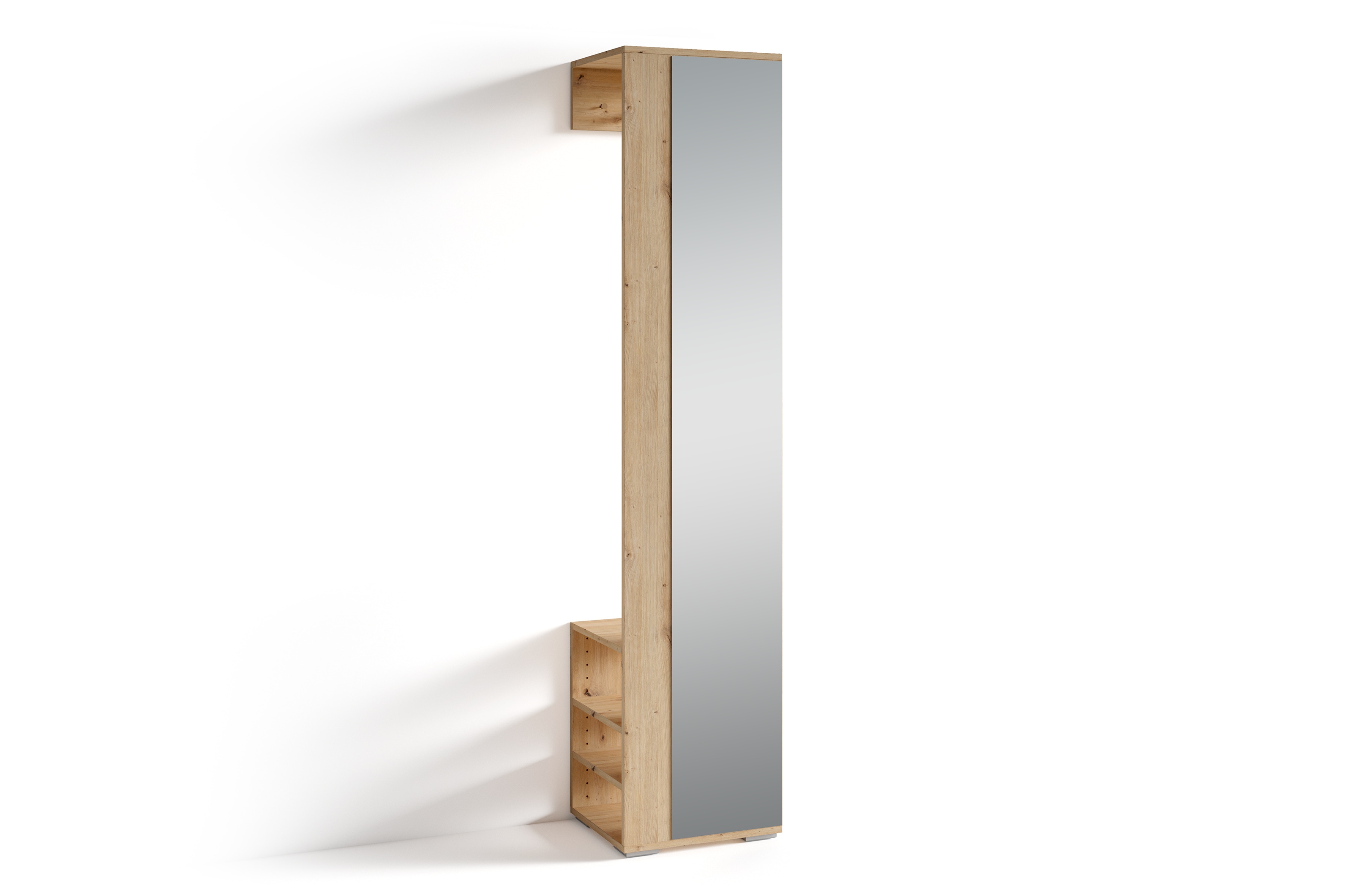 byLIVING Garderobe BEN, Breite 40 cm, Artisan Eiche (Eiche-Optik), Kleiderstange - Bild 1