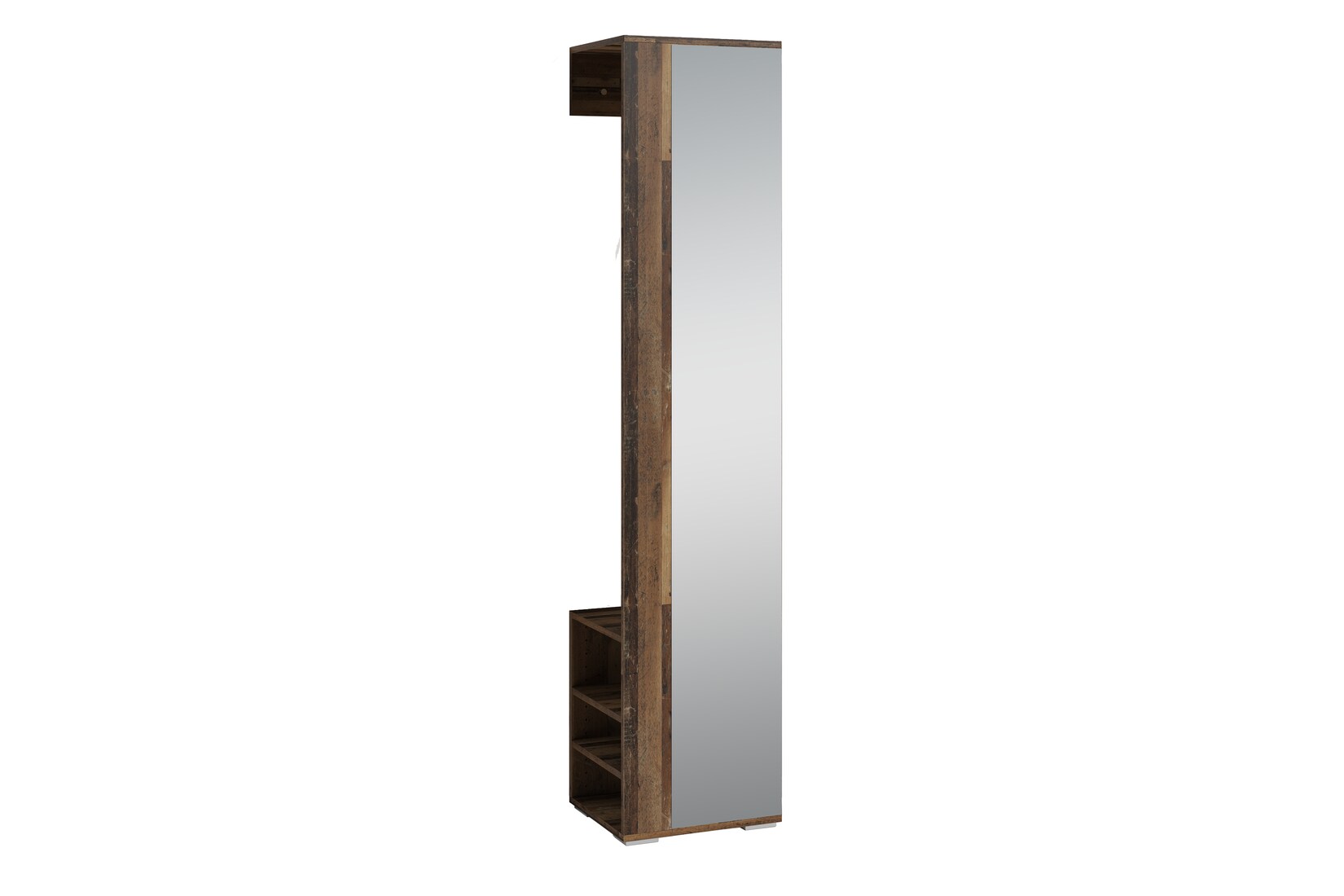 byLIVING Garderobe BEN, Breite 40 cm, Old Wood (Altholz-Optik), Kleiderstange | 04251942211283