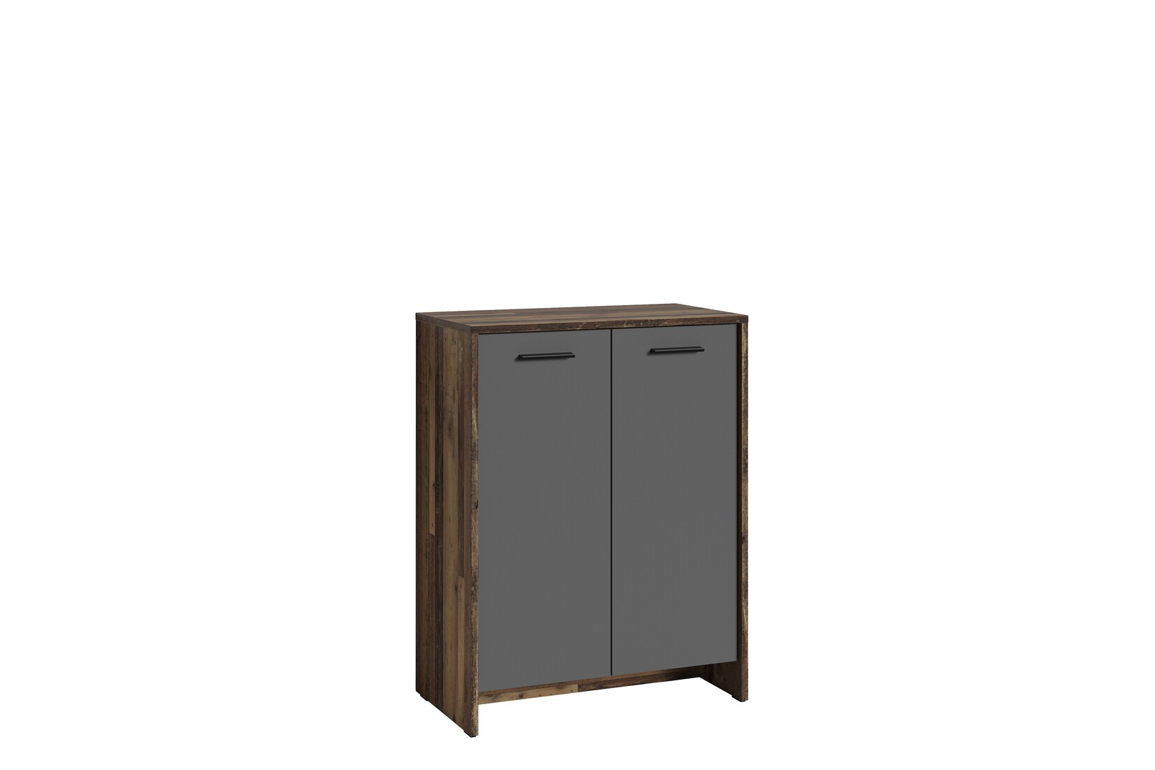 byLIVING Schuhschrank BEN, Breite 63 cm, Old Wood (Altholz-Optik)/anthrazit | 04251942211306