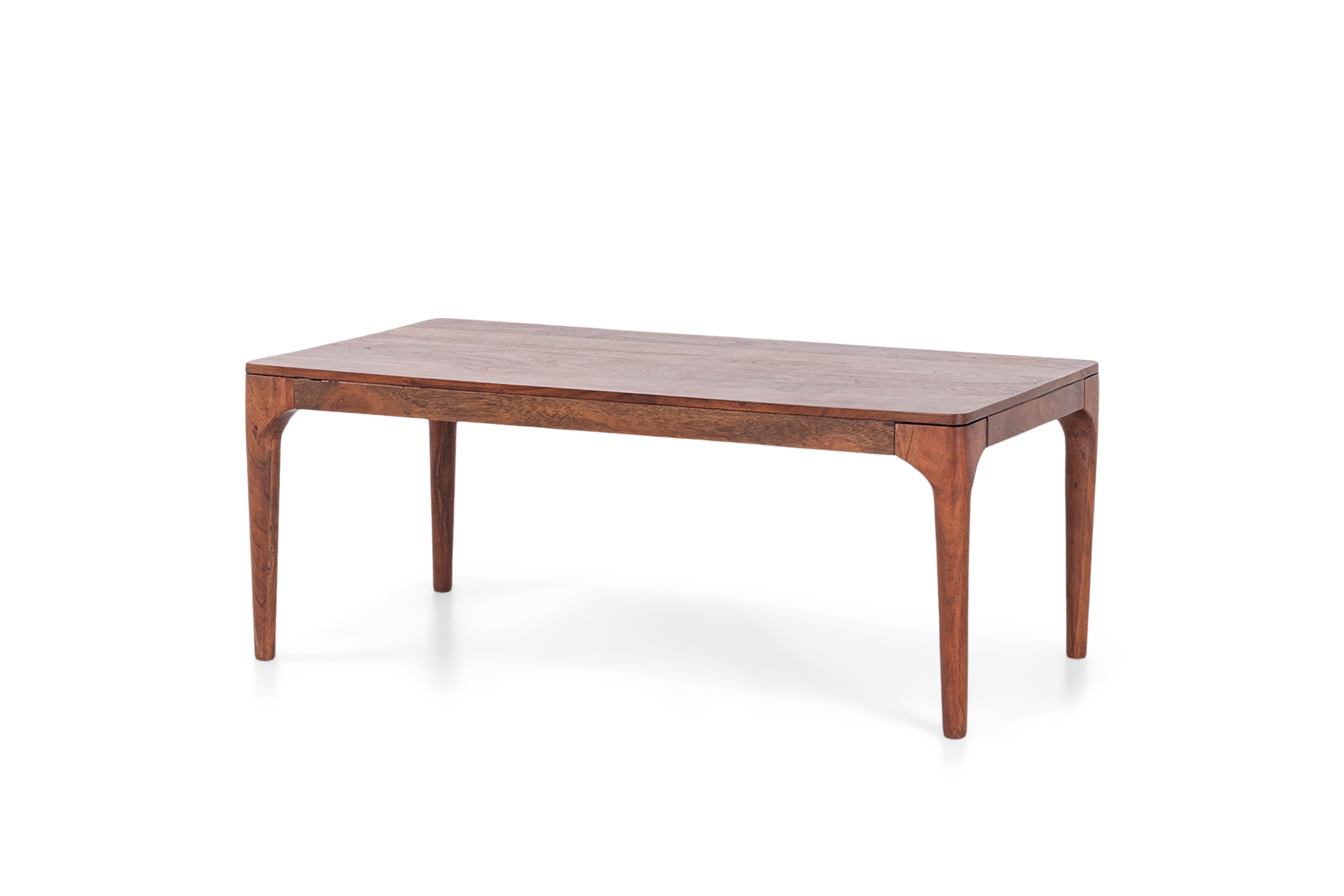 byLIVING Couchtisch BOSSE, Breite 115 cm, Akazie braun, abgerundete Kanten - Bild 1