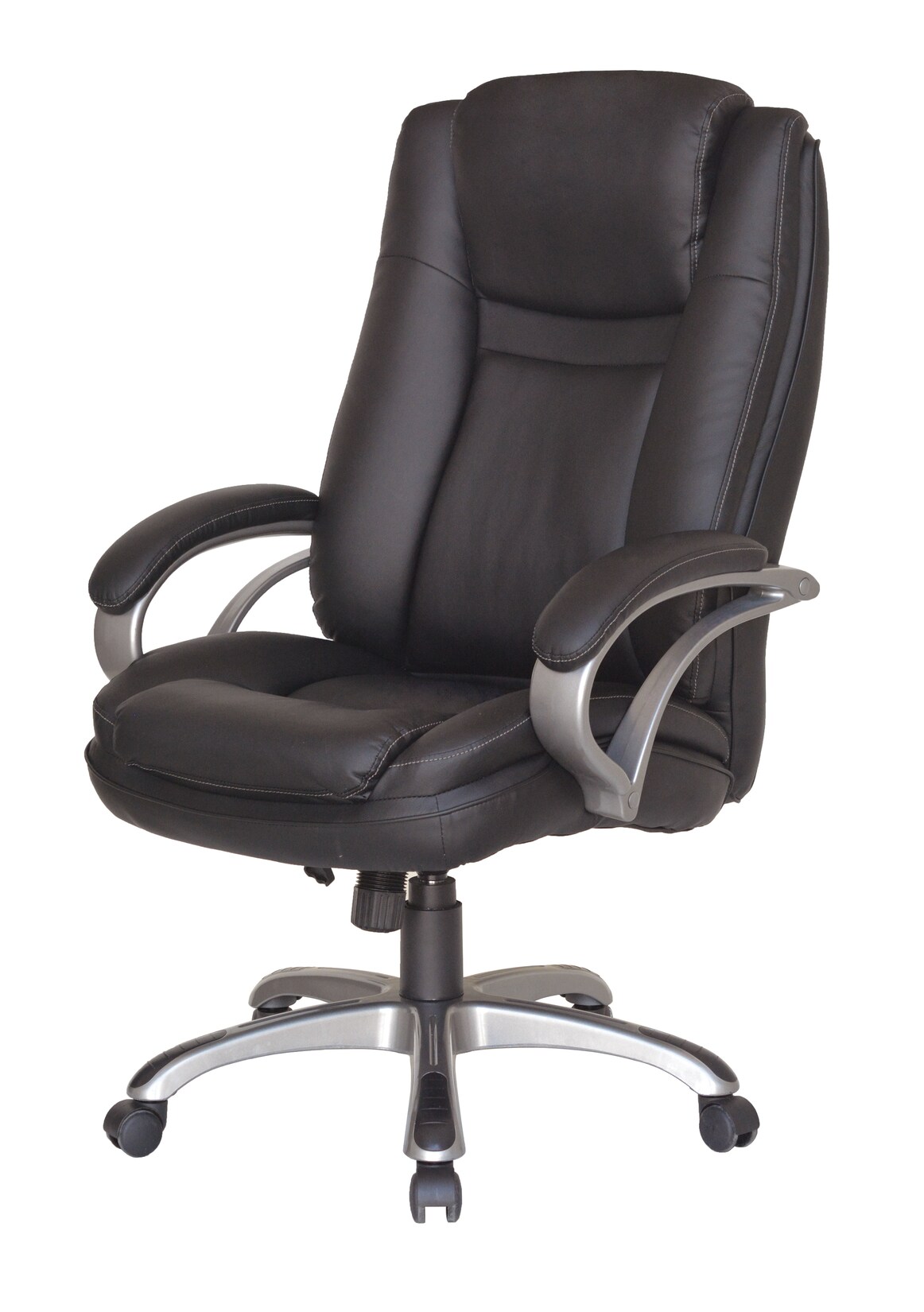 byLIVING Bürostuhl BRUNO-XXL, Kunstleder schwarz, Gestell Kunststoff grau | 04251942202663