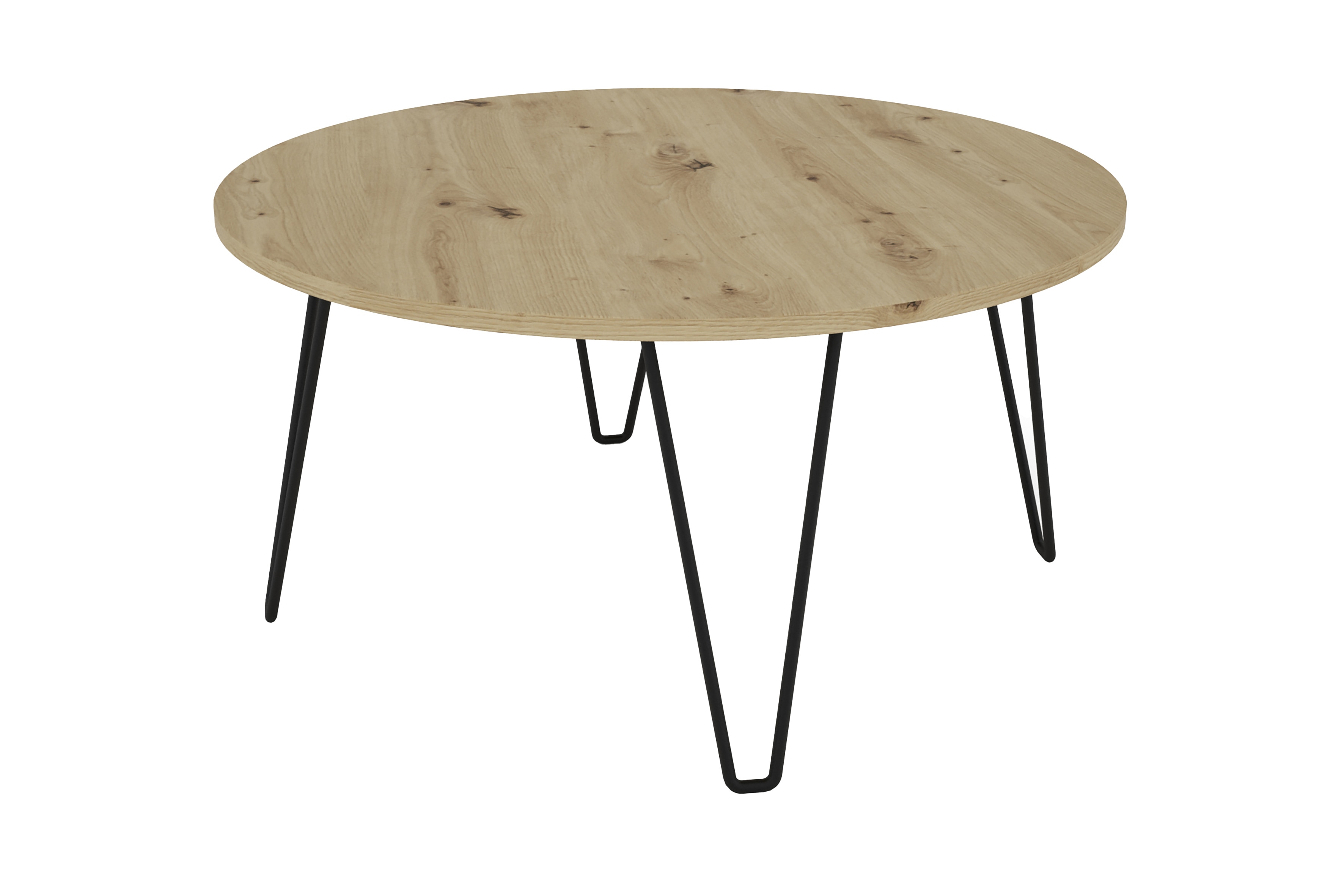 byLIVING Couchtisch FLAIR, Breite 80 cm, Artisan Eiche (Eiche-Optik)/schwarz - Bild 1