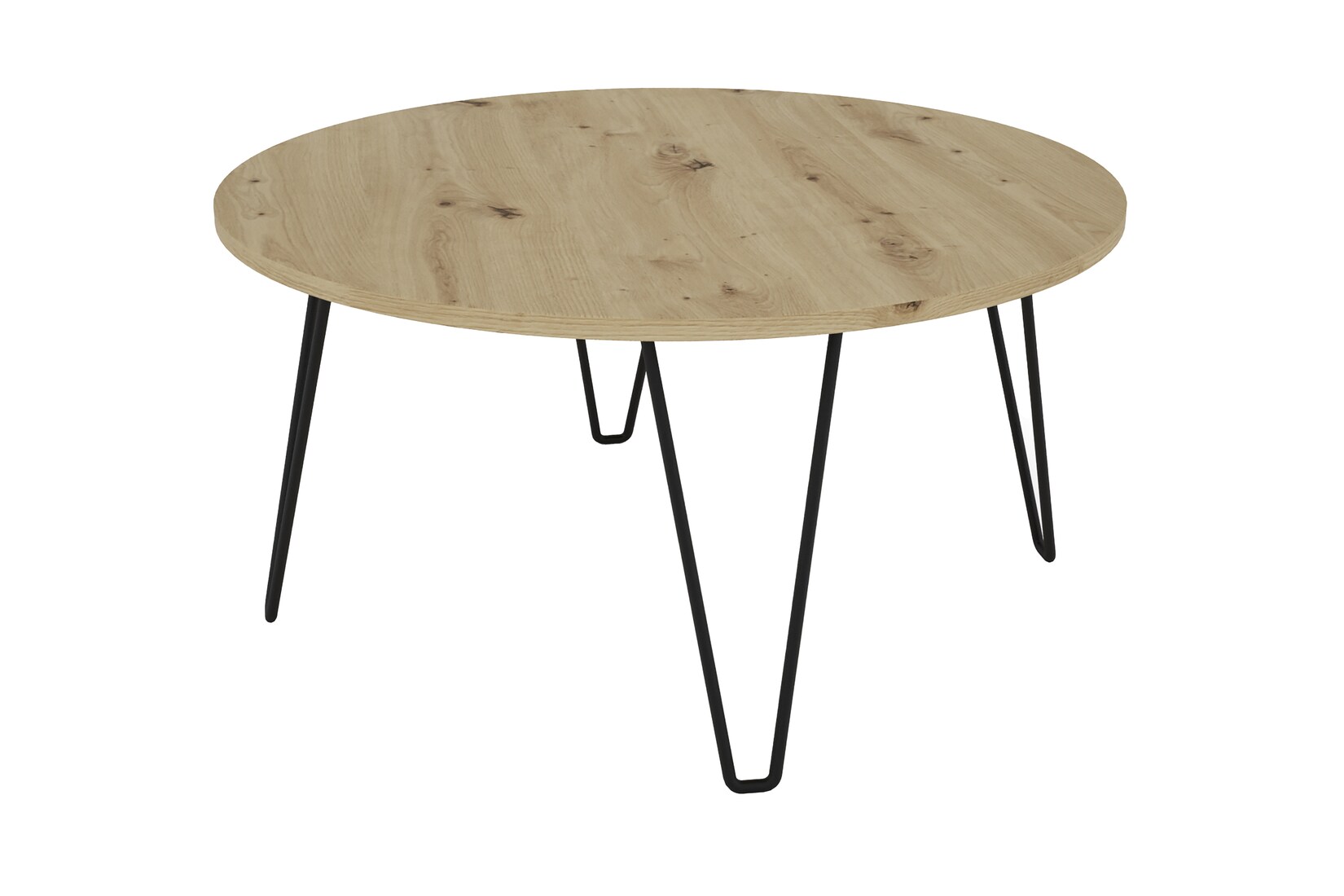 byLIVING Couchtisch FLAIR, Breite 80 cm, Artisan Eiche (Eiche-Optik)/schwarz | 04251942230949