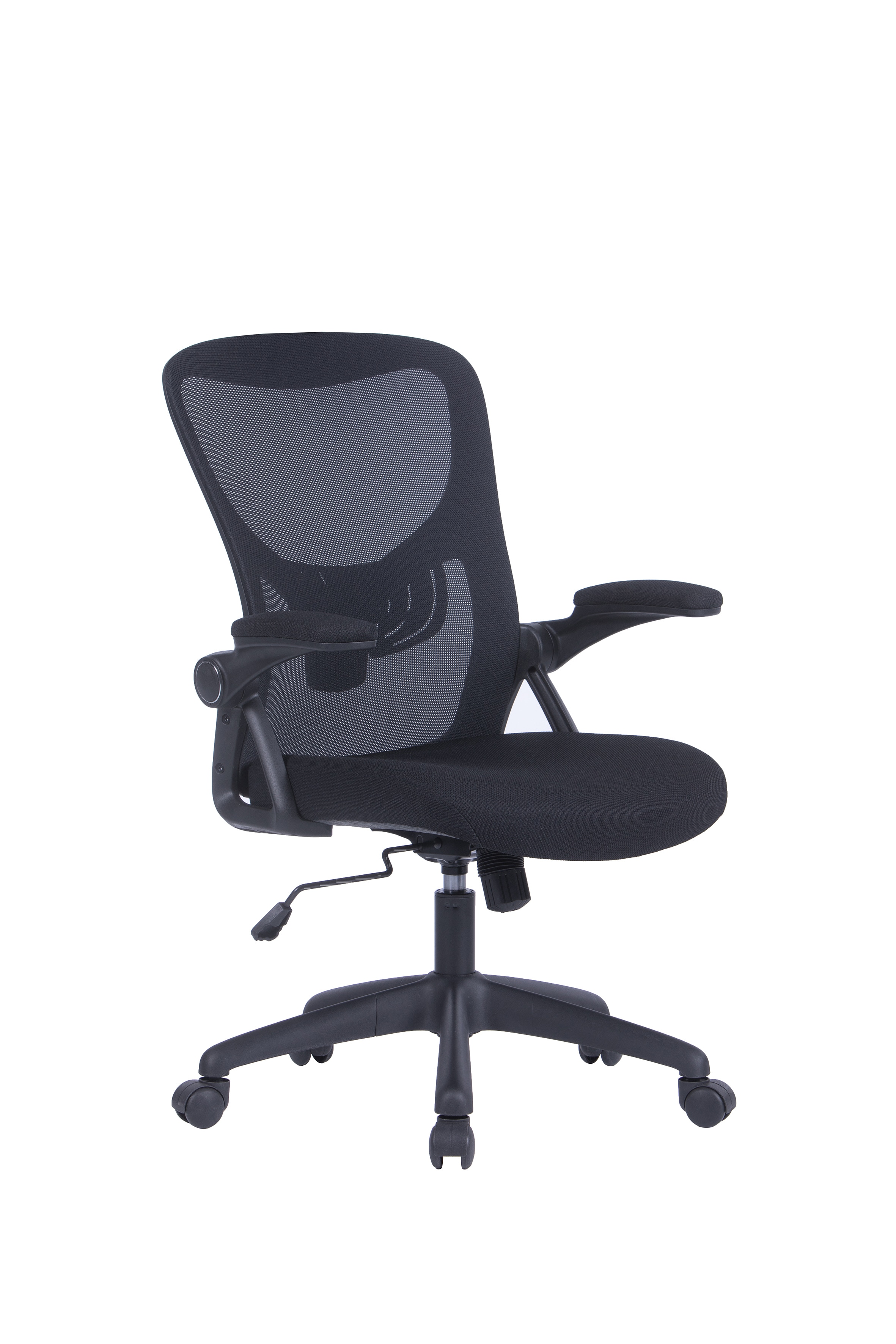 byLIVING B&uuml;rostuhl FLEX, Webstoffbezug schwarz, Kunststoff schwarz - Bild 1