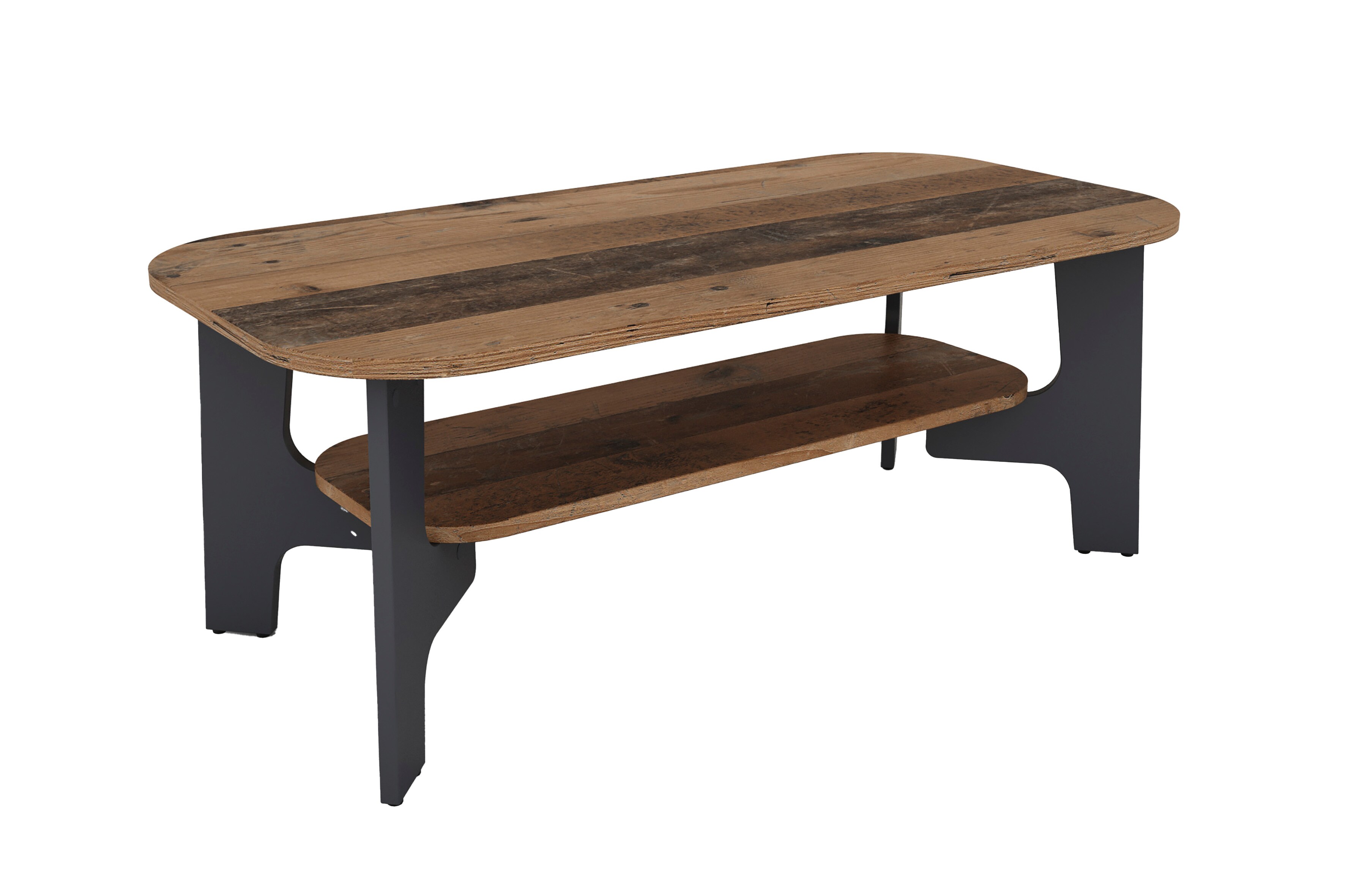 byLIVING Couchtisch JONNY, Breite 110 cm, Old Wood (Altholz-Optik)/anthrazit - Bild 1