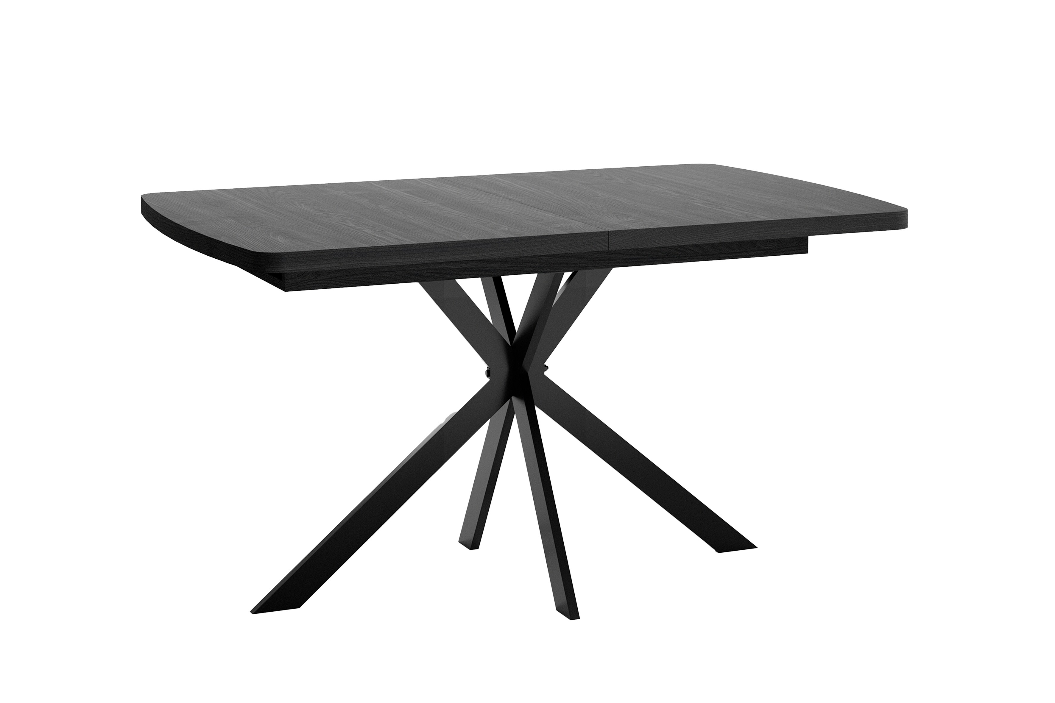 byLIVING Esstisch K&Ouml;LN, Breite 140 cm, mit Auszug 180 cm, Eiche Optik schwarz - Bild 1